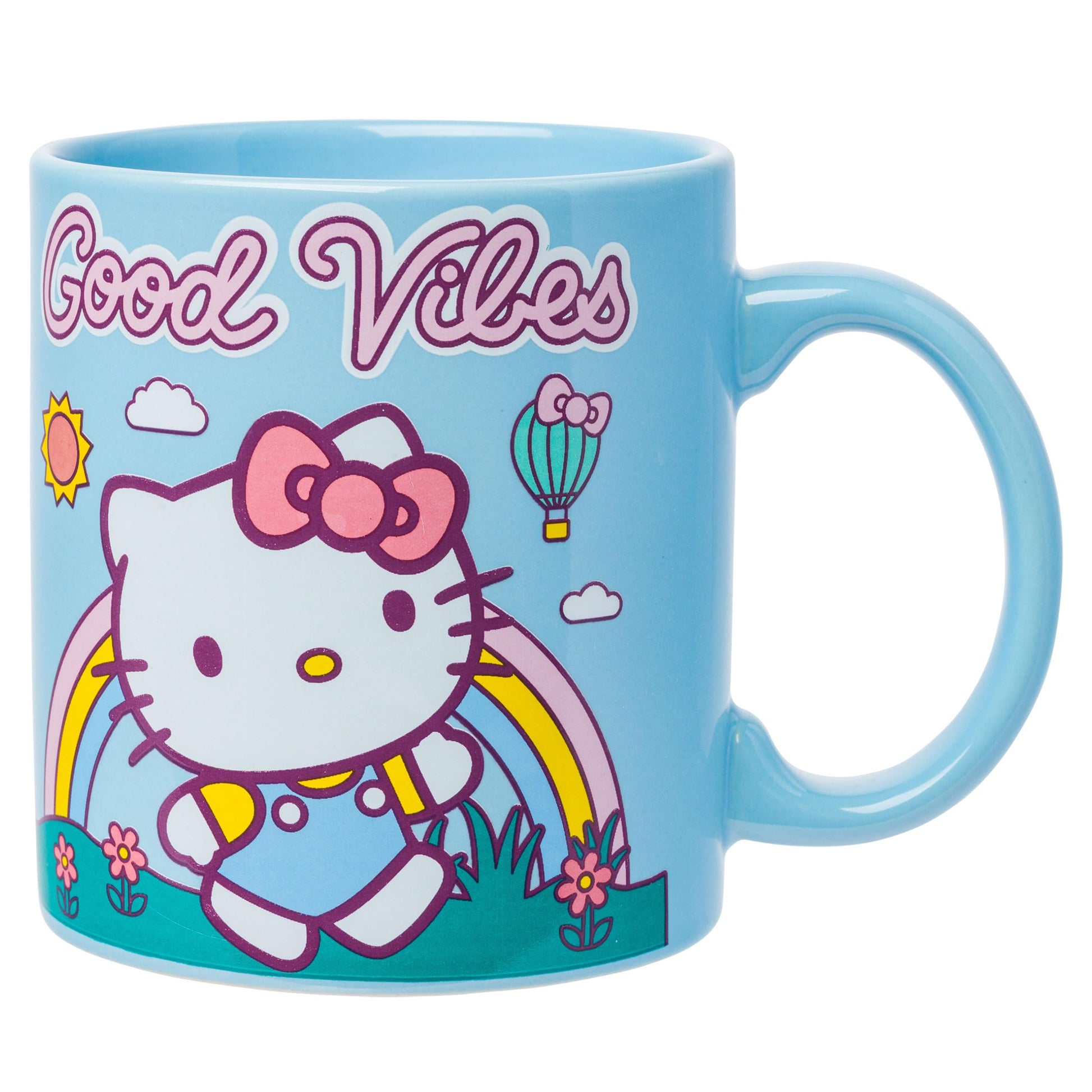 Taza de Cerámica Silver Buffalo Hello Kitty Good Vibes 20 Onzas