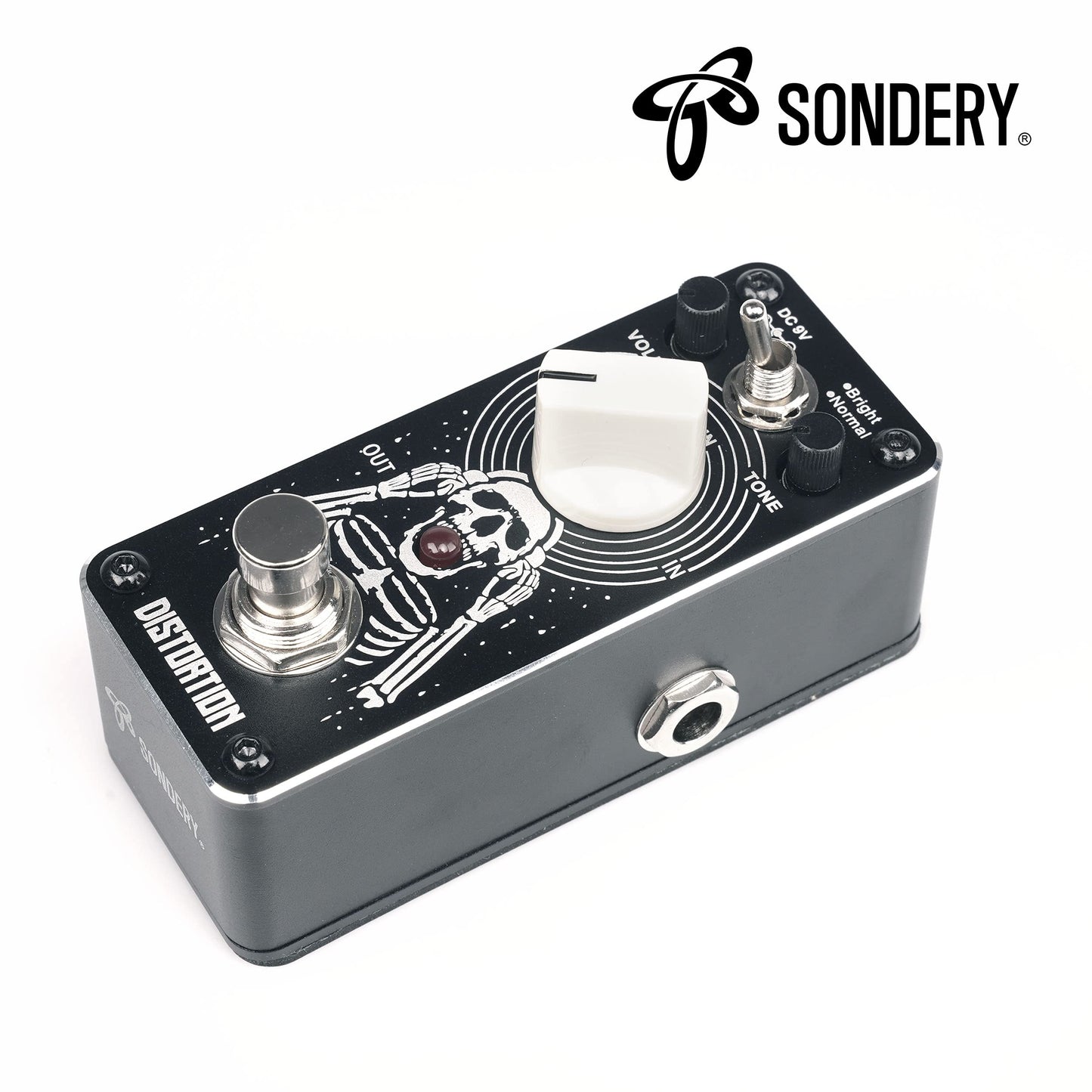 Pedal de Distorsión Sondery Brillante y Normal Sonido Clásico Británico años 70-80 para Guitarras Eléctricas