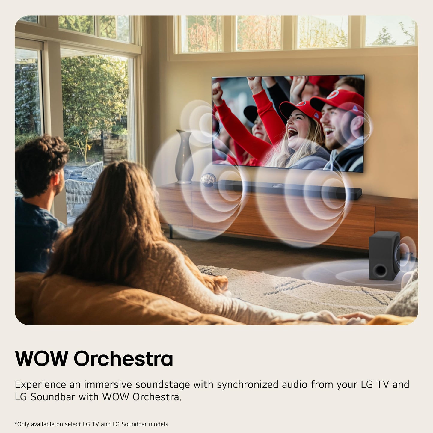 LG S60T 3.1 ch. Barra de Sonido con subwoofer inalámbrico, Dolby Audio, TV Synergy, Wow Interface, AI Sound Pro (Modelo 2024)