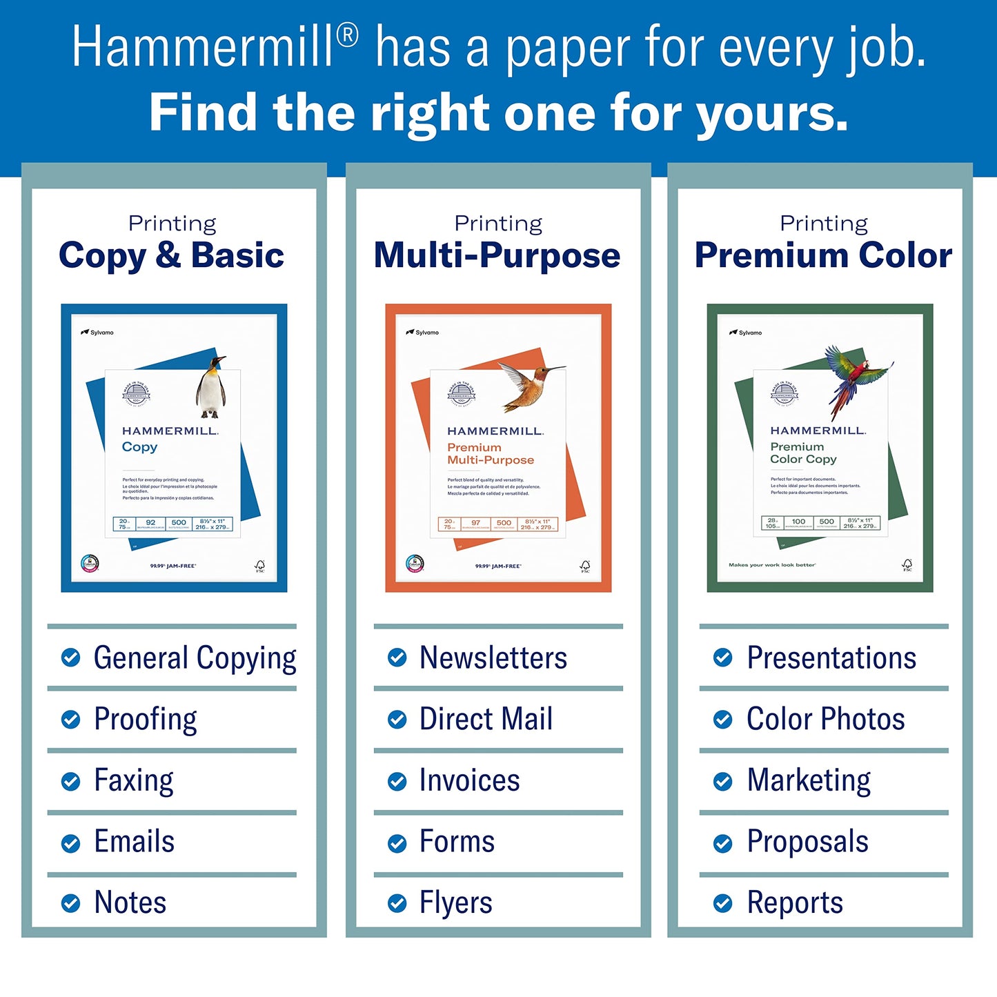 Hammermill Colors Pink, 24lbs, 8.5x11, 500 Sheets/1 Ream, (104463R)