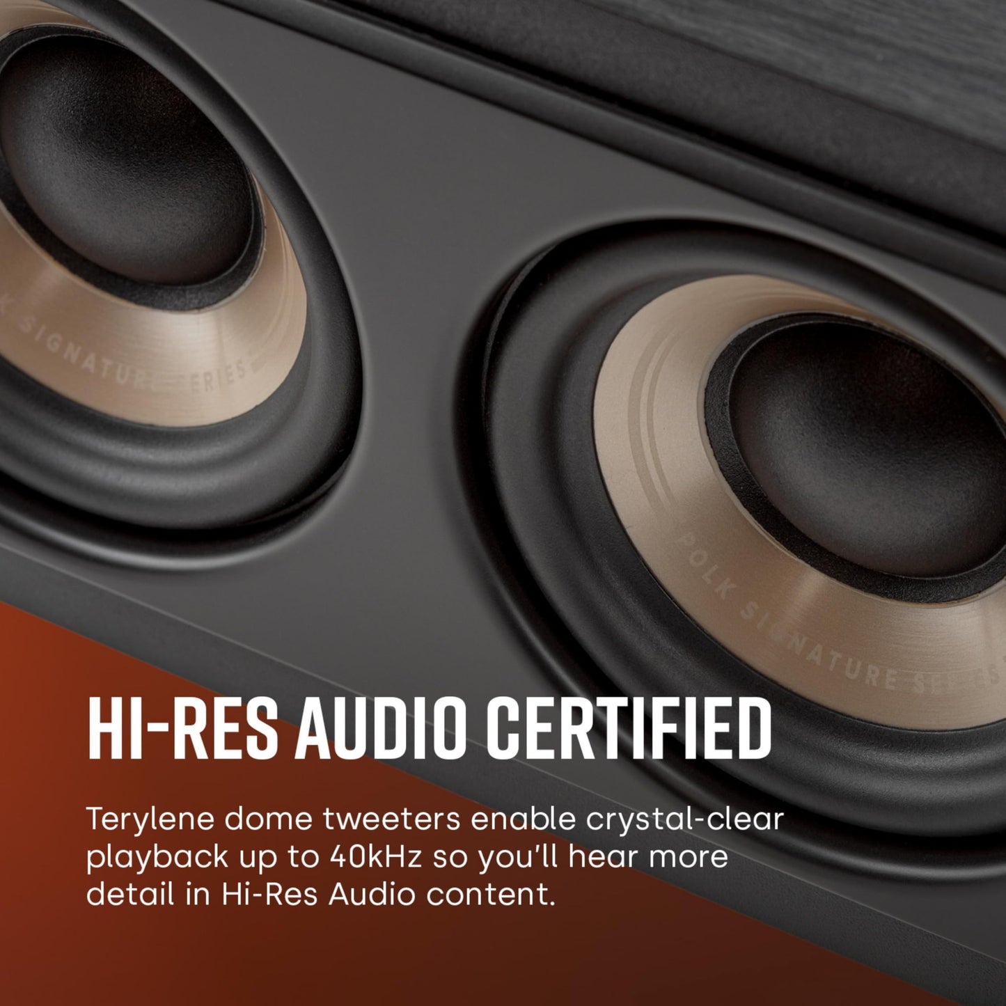 Polk Audio Signature Elite ES35 - Altavoz de Canal Central Delgado, Color Blanco