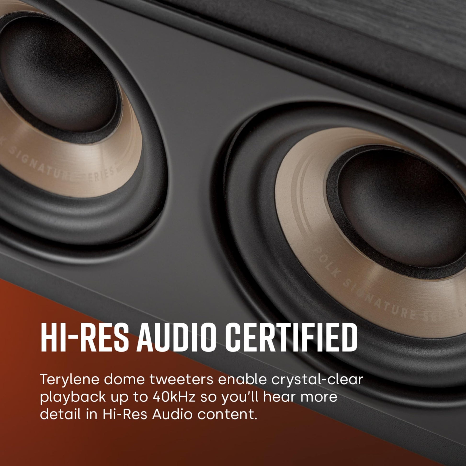 Polk Audio Signature Elite ES35 - Altavoz de Canal Central Delgado, Color Blanco