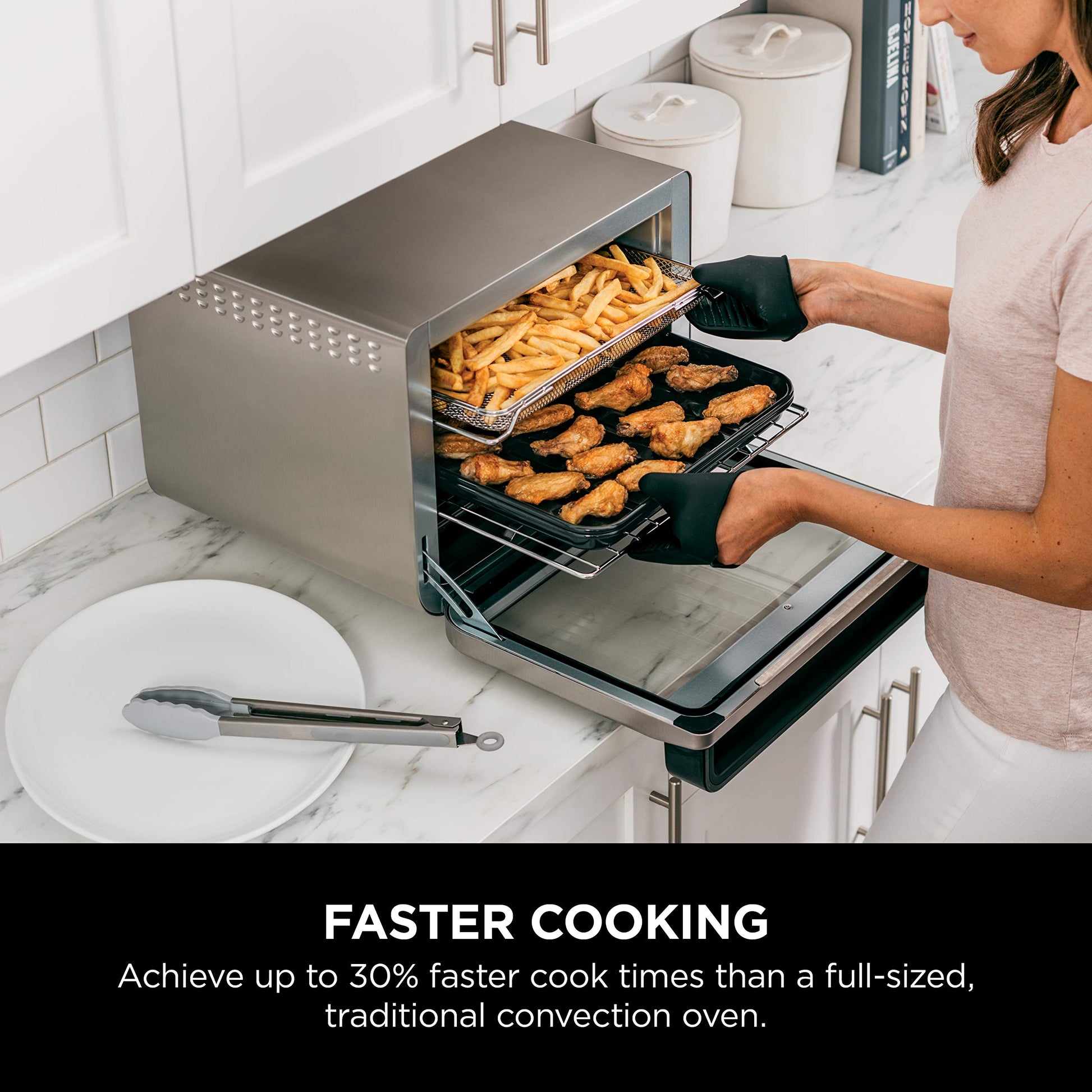 Ninja - Horno eléctrico con Air Fryer XL Pro 10 en 1, Foodi | DT201