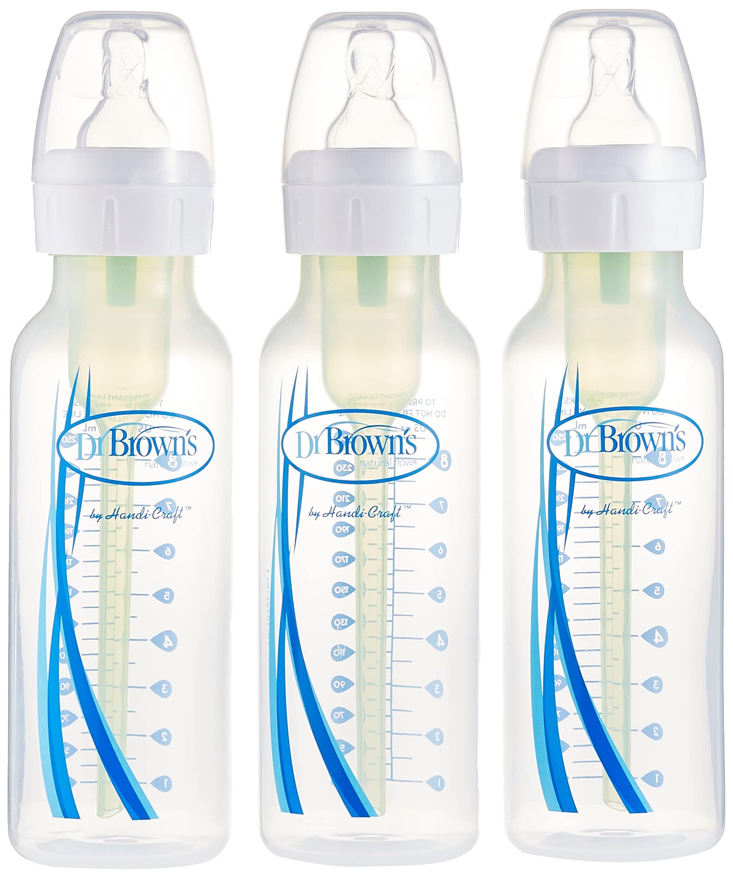 Dr. Brown's Bottles (8 oz), Option Bottles Can Be Used with or without the Vent by Dr. Brown's