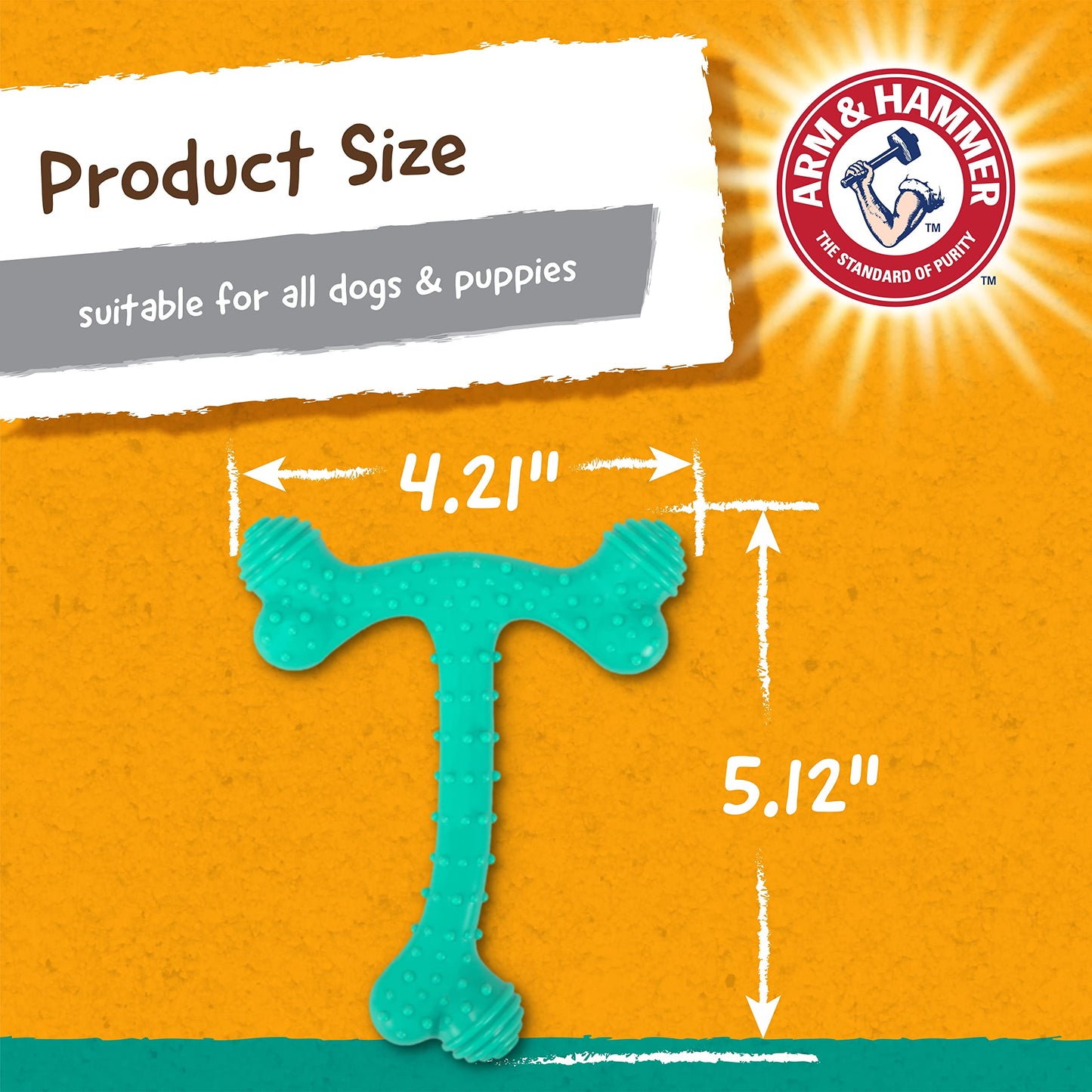 Arm & Hammer, Juguete para Perro de Mantequilla de Mani