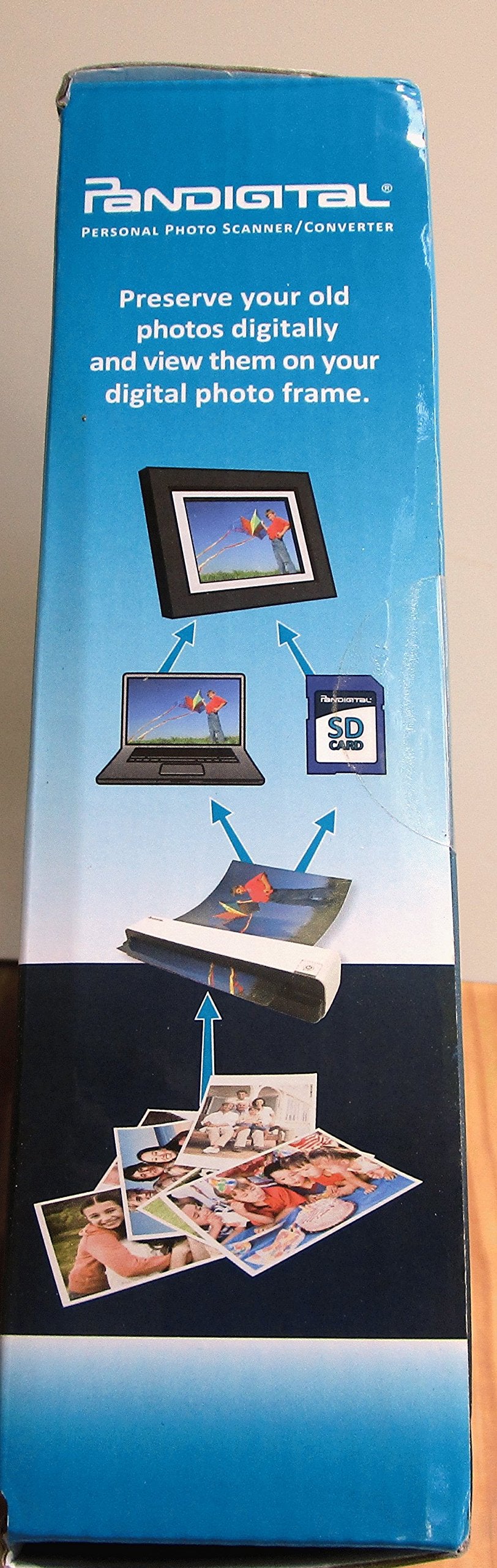 Escáner Digital de Fotos Pandigital Blanco Personalizado