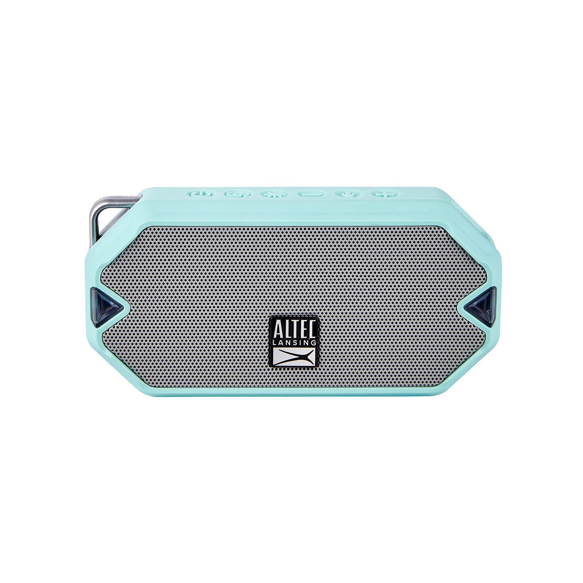 Altec Lansing - Altavoz inalámbrico HydraMini Bluetooth, batería recargable USB C impermeable IP67 con 6 horas de reproducción, compacto, a prueba de golpes, a prueba de nieve, a prueba de todo (verde