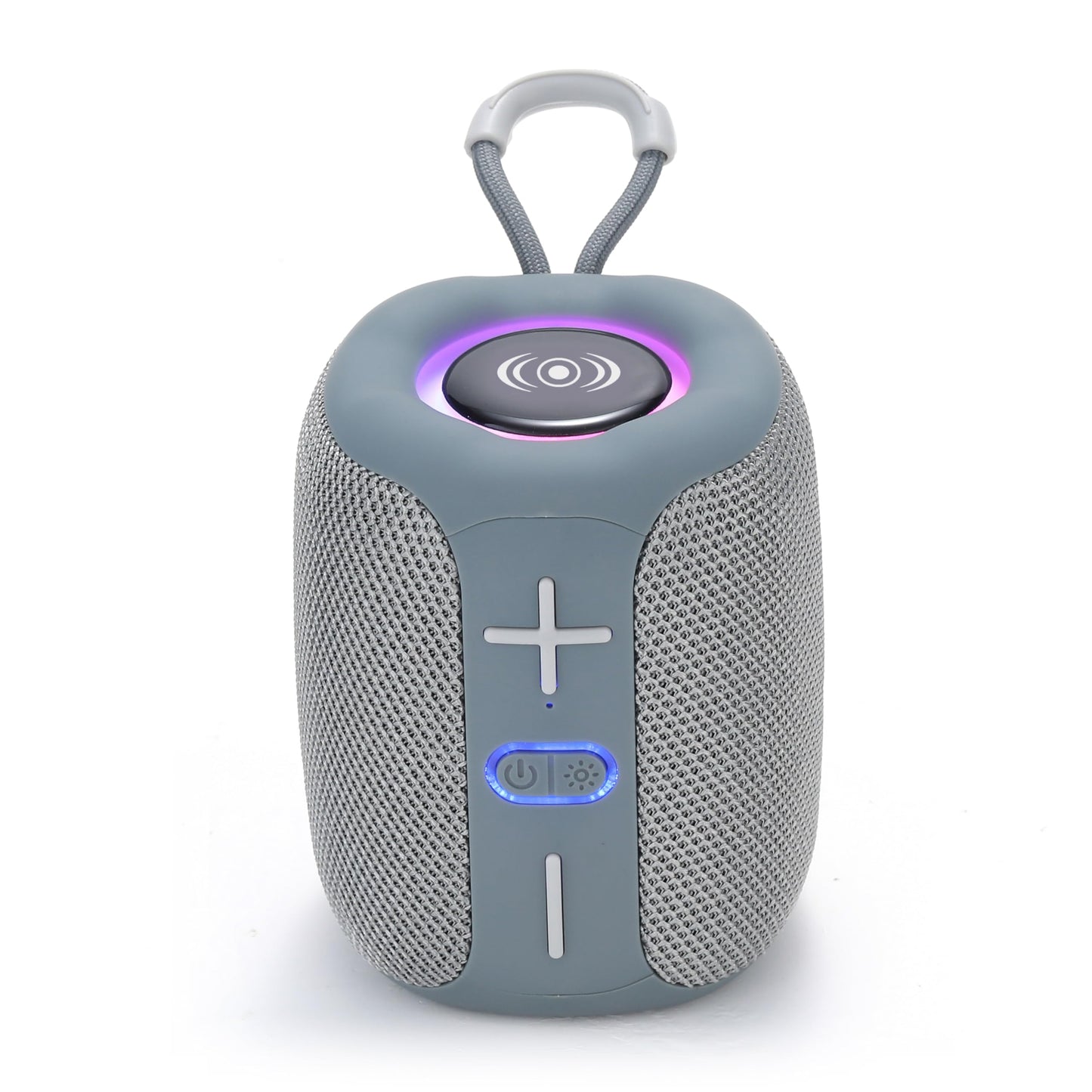 CONTROL EXPERT Bocina Bluetooth 8W Mini Bocina Portatil con Función Radio FM/USB/TF, Compatible con Phone, Tablet, Computadores, Ideal para Viajar y Campear (Gris)
