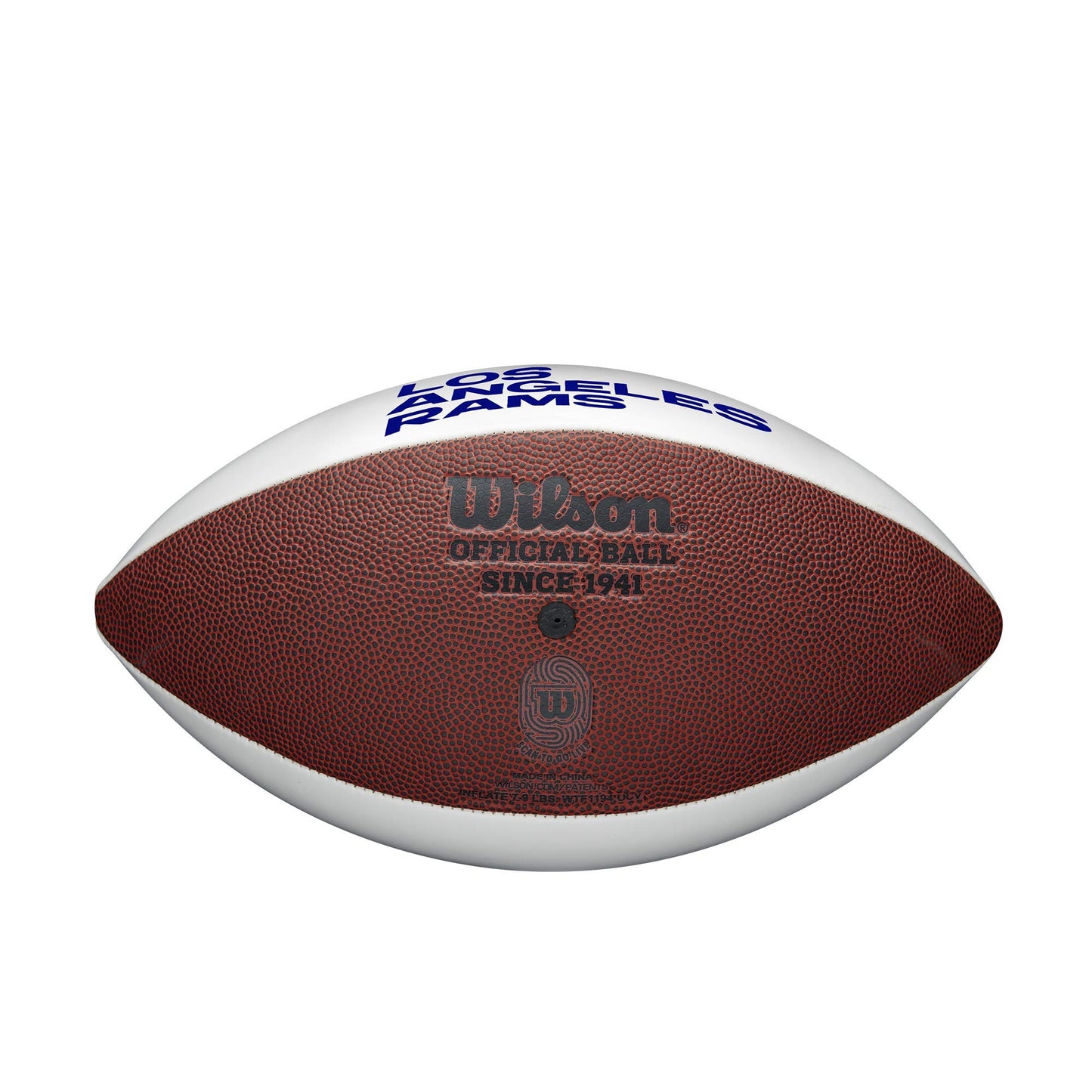 Balón de Fútbol Wilson NFL Live Signature Los Angeles Rams Tamaño Oficial
