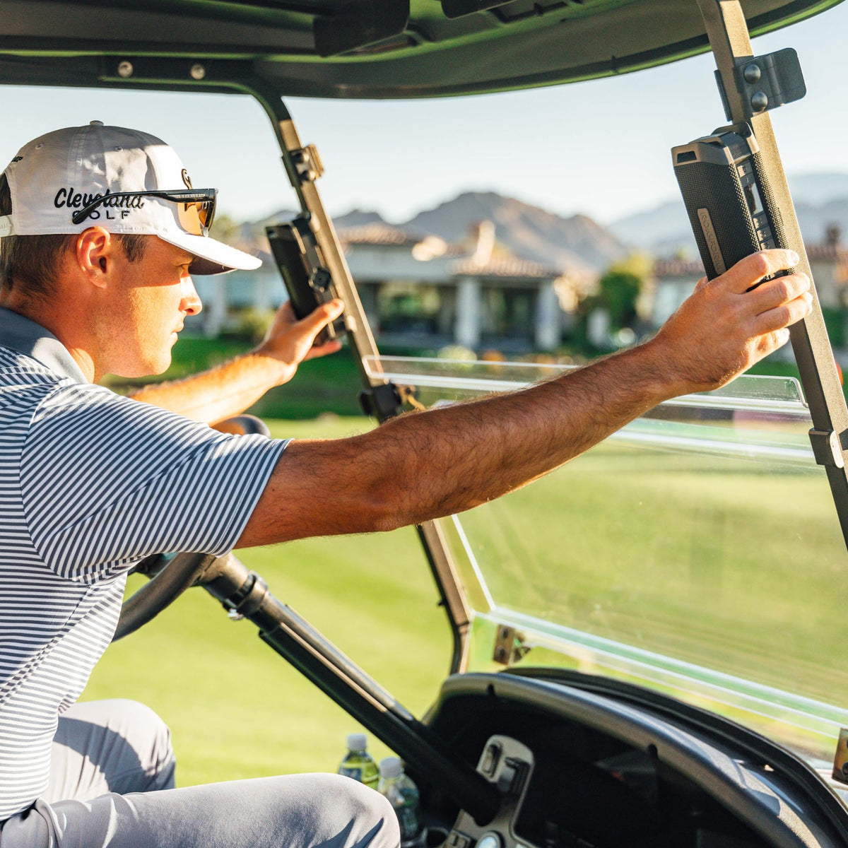 Altavoz Portátil ROKFORM G-ROK Azul Sonido Premium Resistente al Agua para Golf