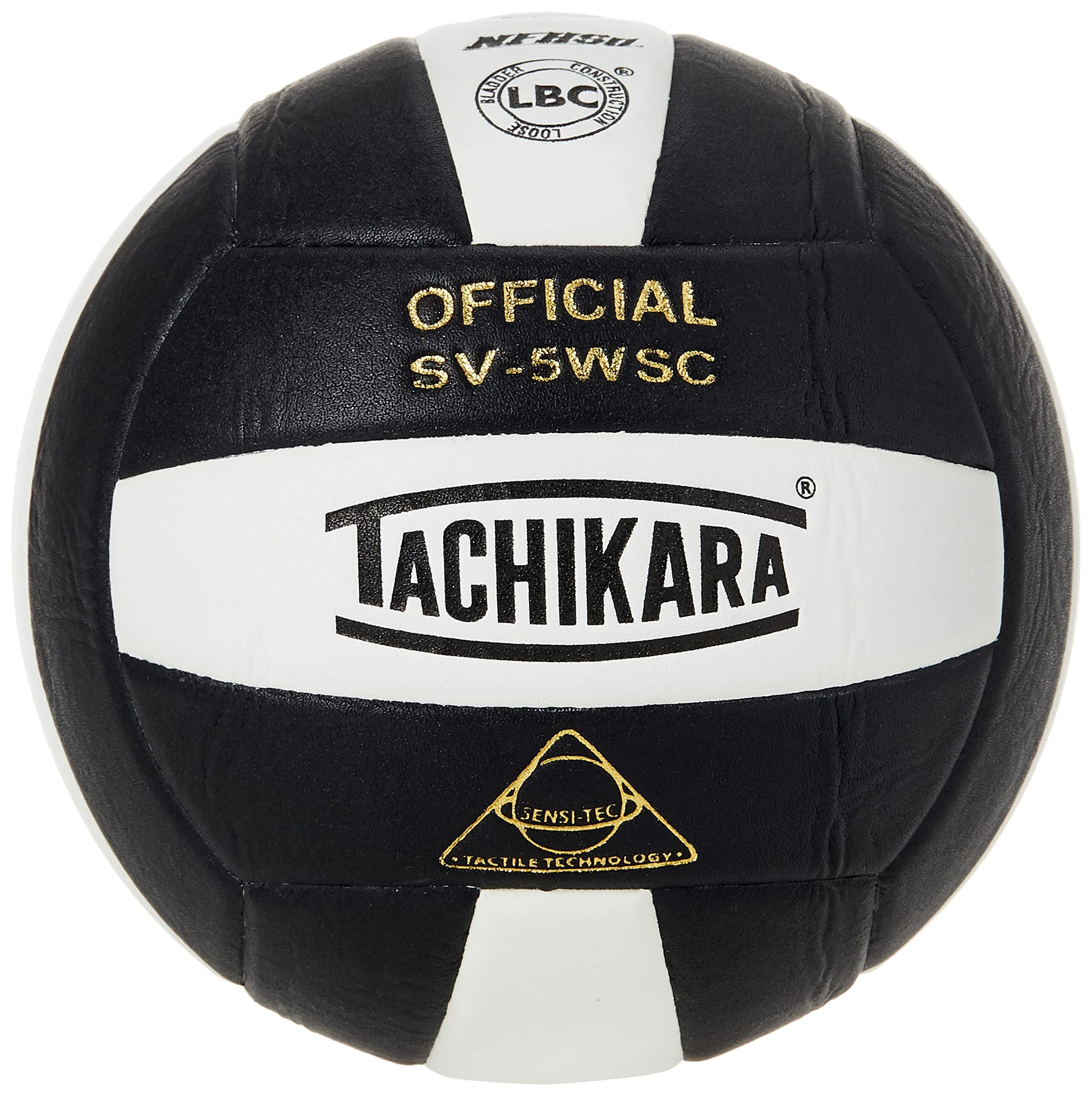 Balón de Voleibol Tachikara Negro Blanco Alto Rendimiento Oficial