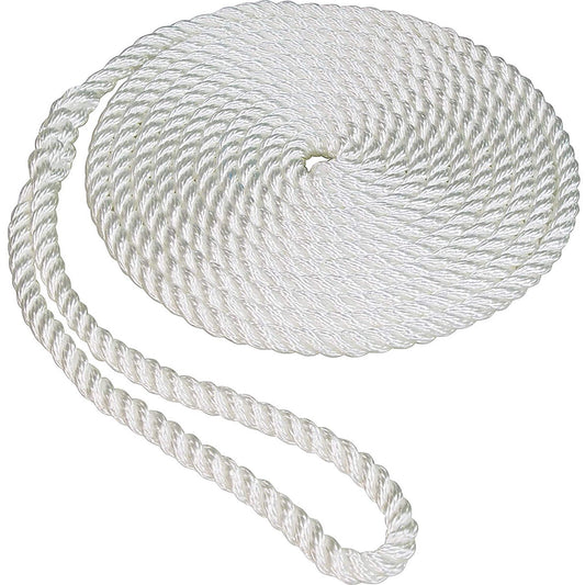 Cuerda de Amarre Nylon Seasense 1/2 Pulgada X 20 Pies
