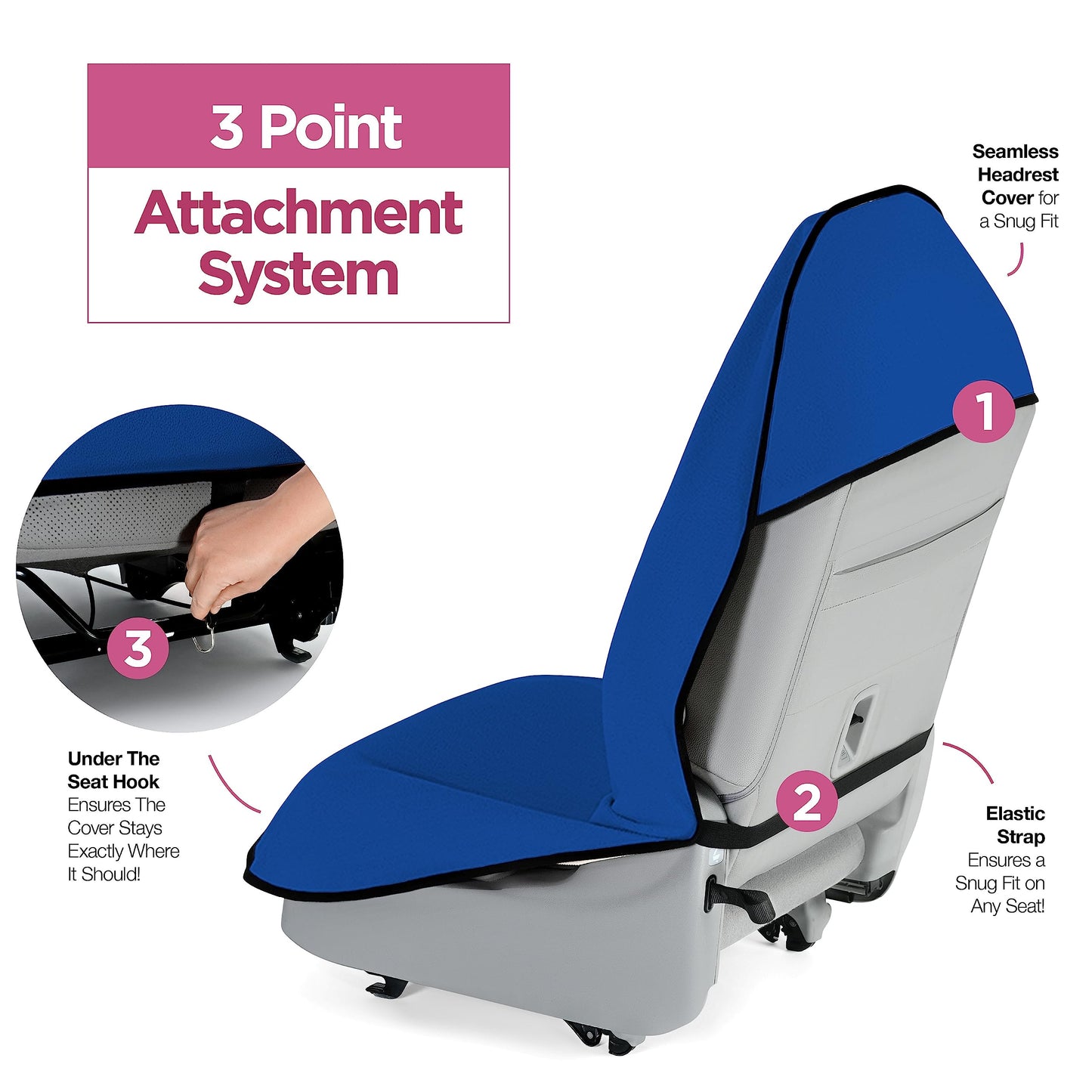 lebogner Funda de Toalla para Asiento de Automóvil para Después Del Entrenamiento En El Gimnasio, Correr, Nadar Y Caminar, Protector de Asiento de Cubo de Sudoración Impermeable, Antideslizante Y de A