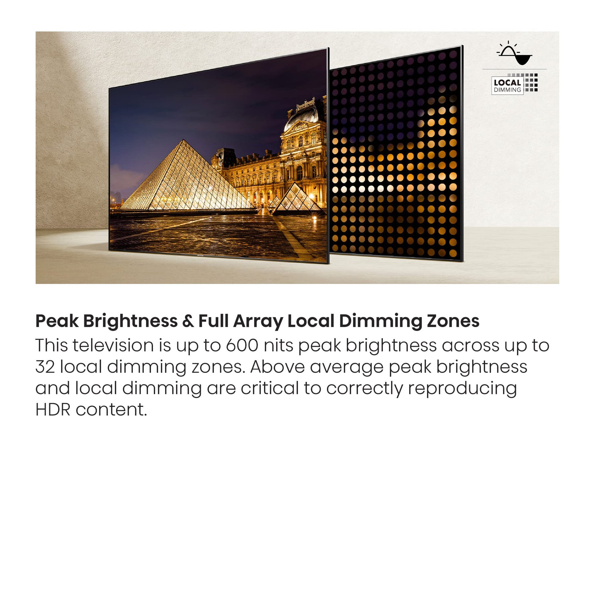 Hisense - Televisor ULED U6 Quantum Dot LED 4K UHD Smart Fire de 58 Pulgadas (58U6HF, Modelo 2022)
