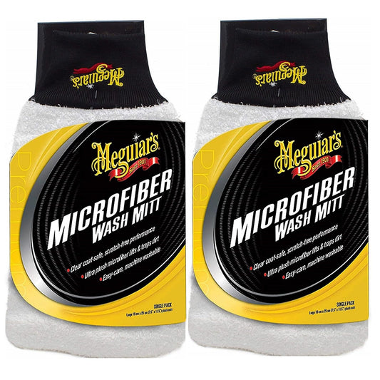 Guante de Microfibra Meguiars en Blanco de Alta Calidad