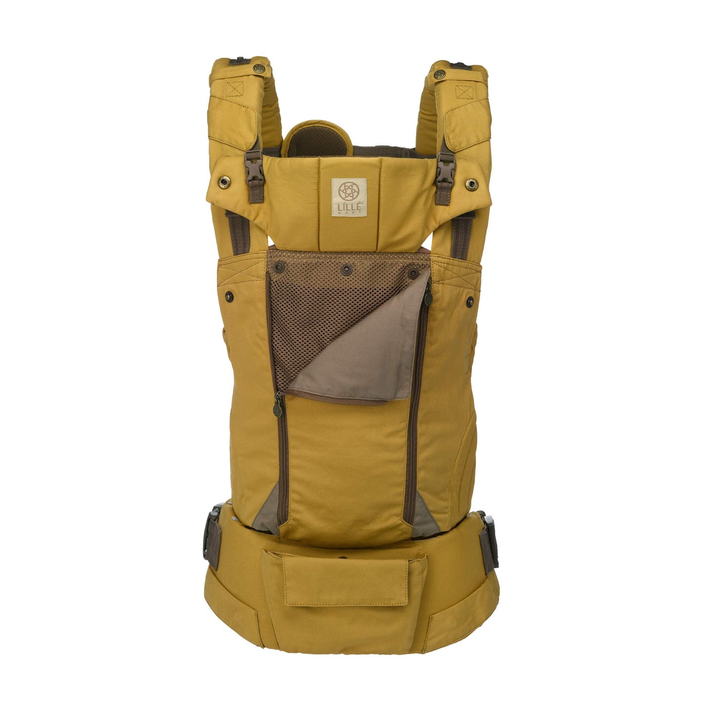 LÍLLÃ‰baby Serenity - Portabebés ergonómico para todas las posiciones, de recién nacido a niño, soporte lumbar con bolsa convertible, cosecha