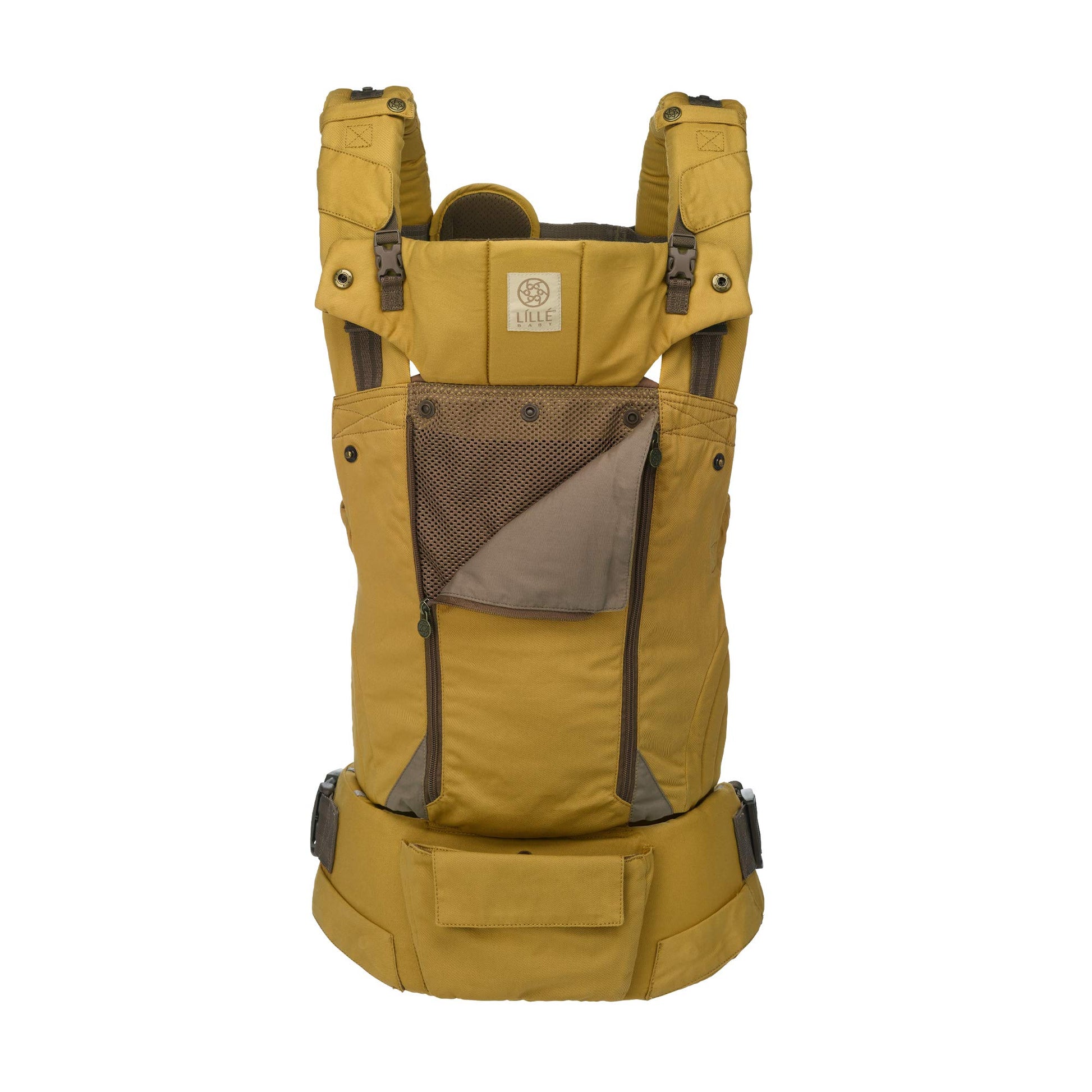LÍLLÃ‰baby Serenity - Portabebés ergonómico para todas las posiciones, de recién nacido a niño, soporte lumbar con bolsa convertible, cosecha