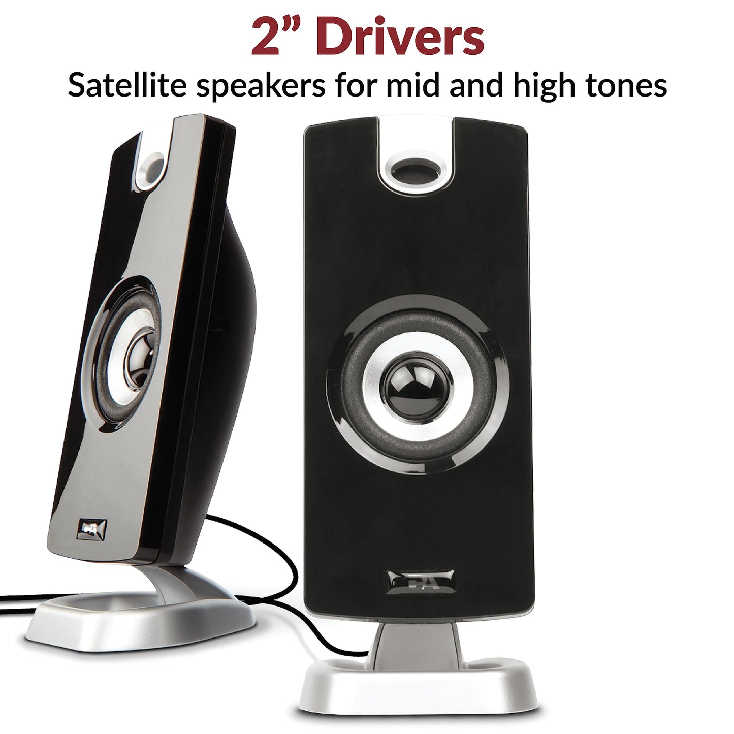 Cyber Acoustics 2.1 Computer Speakers (CA-3090)