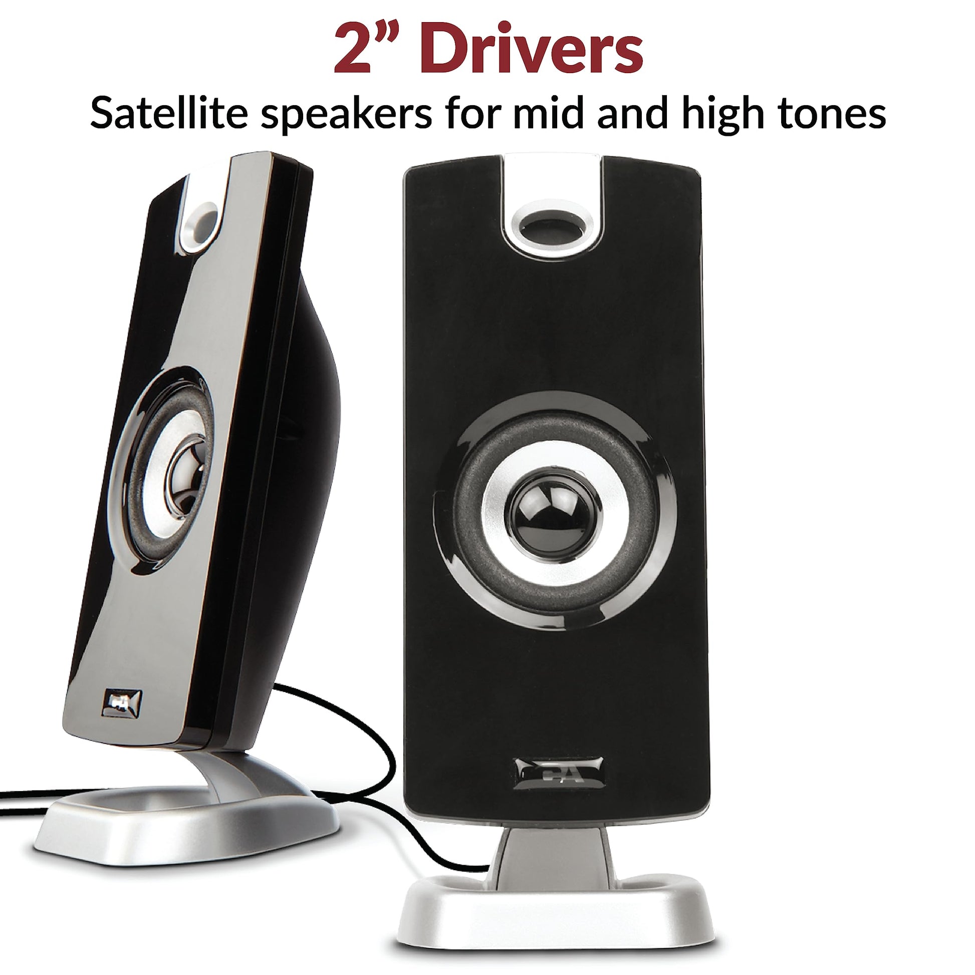 Cyber Acoustics 2.1 Computer Speakers (CA-3090)
