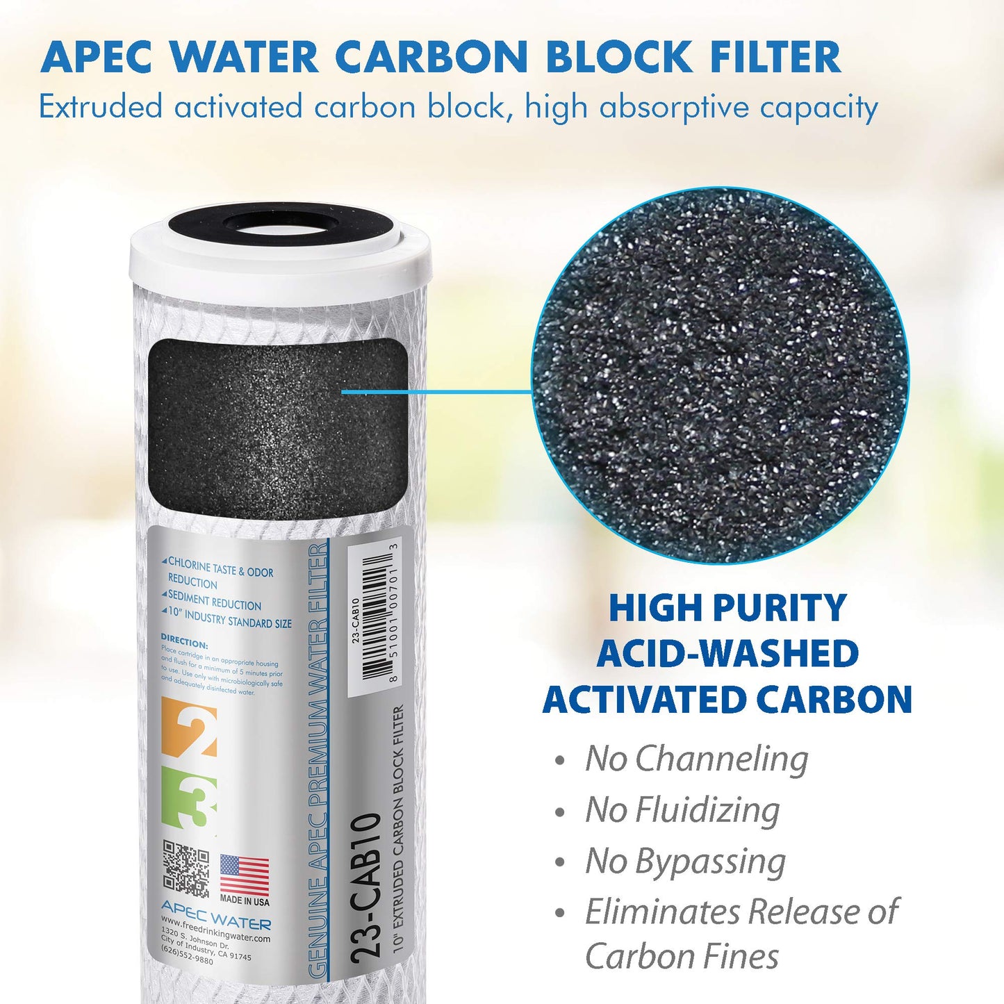 Filtro de Agua APEC Water Alta Capacidad Ultimate Pre-Filtro Set
