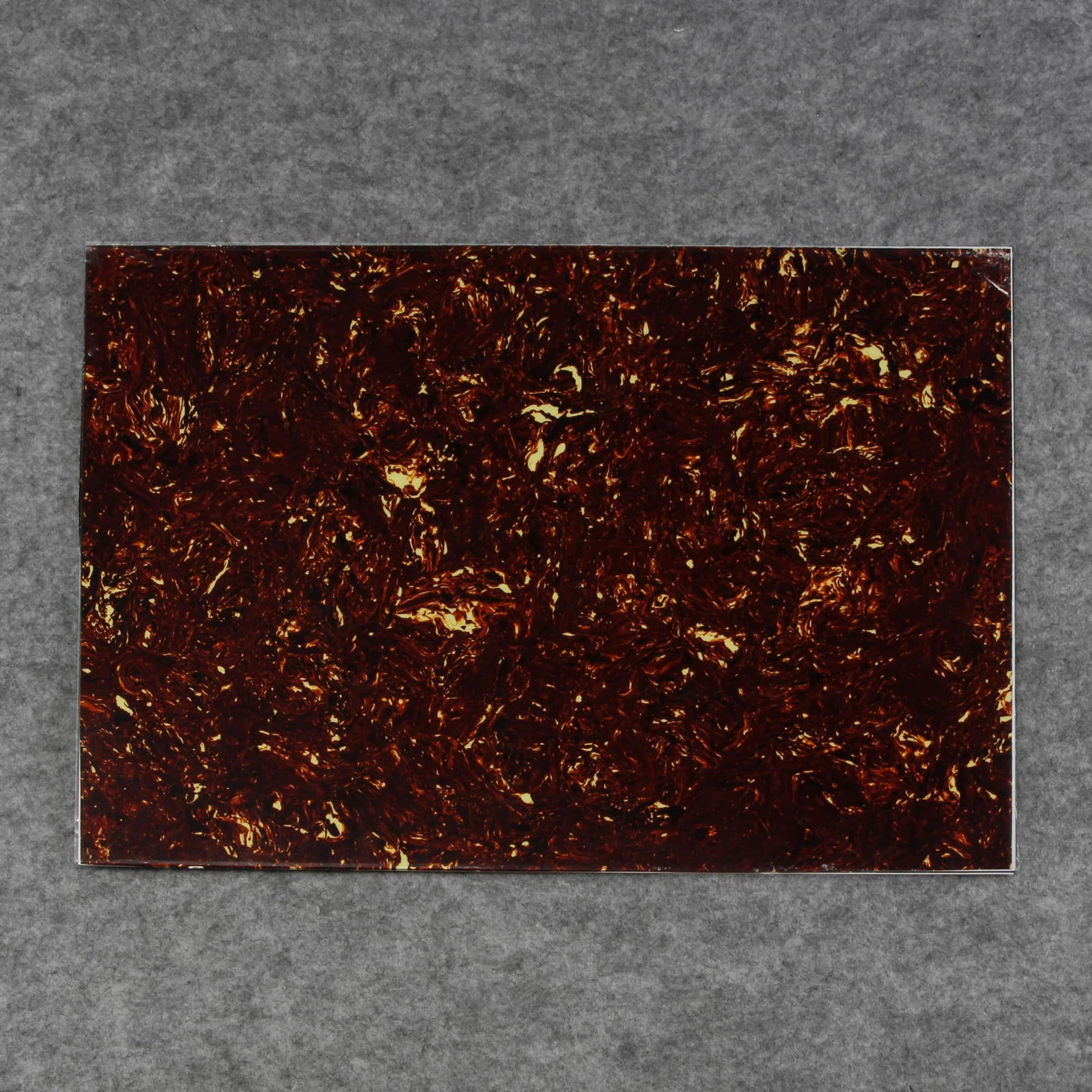 IKN 12 x 17 pulgadas, material de golpeador de guitarra en blanco, placa de rayado, placa posterior para guitarra eléctrica, bajo golpeador personalizado, 4 capas de concha de tortuga marrón
