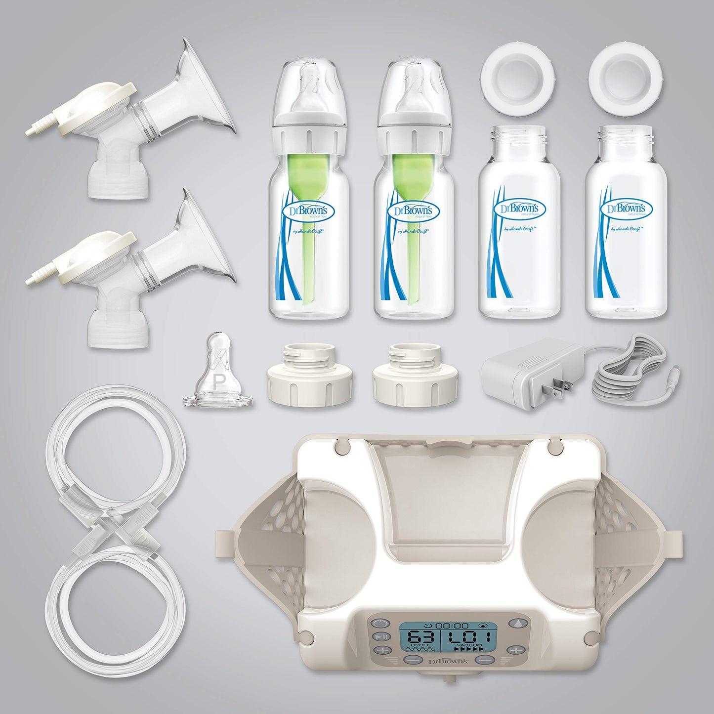 Membranas de Repuesto Dr. Brown's Customflow para Extractor de Leche Eléctrico Doble Paquete de 2