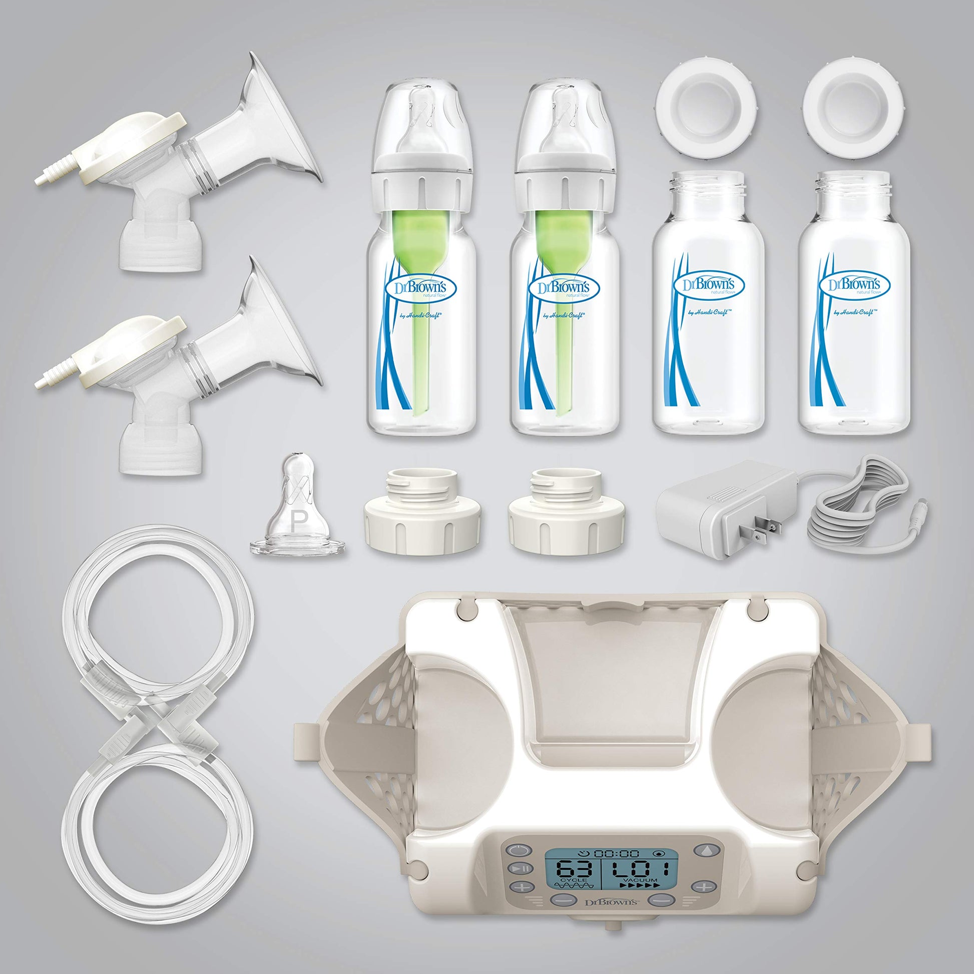 Membranas de Repuesto Dr. Brown's Customflow para Extractor de Leche Eléctrico Doble Paquete de 2
