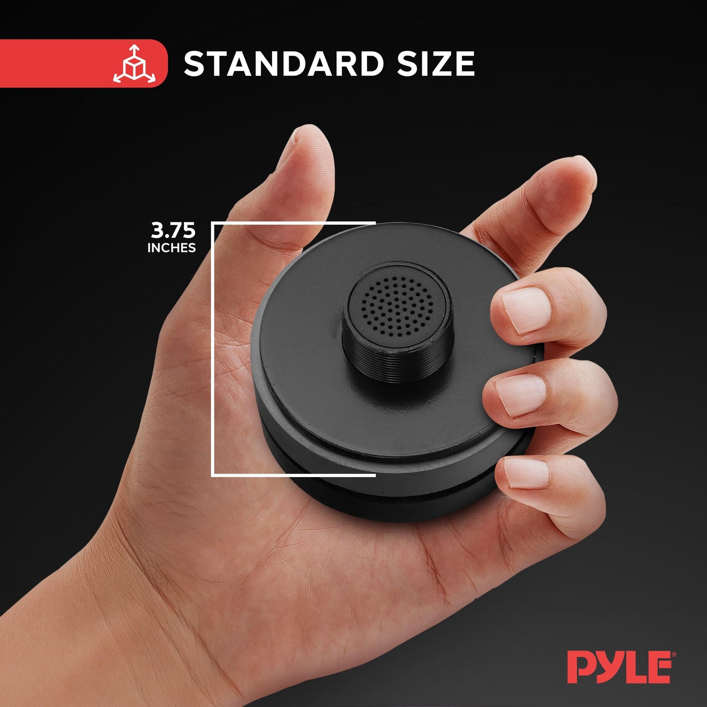Controlador de Bocina Tweeter Pyle Negro Bobina de Aluminio 1.5 Pulgadas 500W 95dB