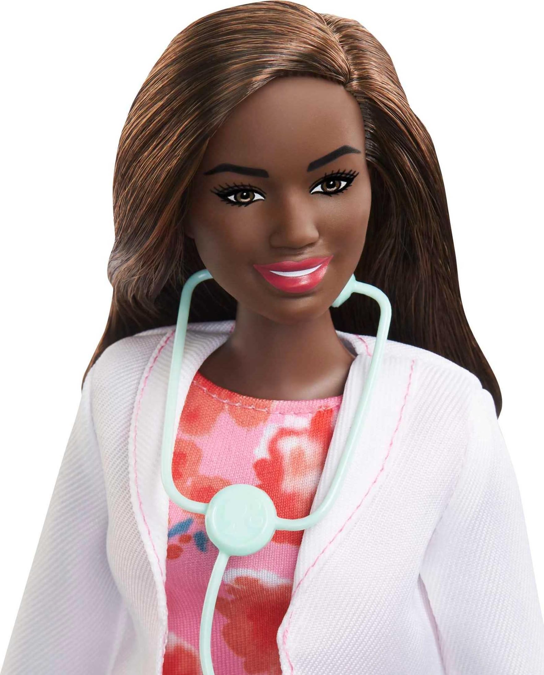 Barbie Careers, Muñeca Doctora Morena, Muñeca para niñas de 3 años en adelante con Accesorios temáticos Que motivan la imaginación