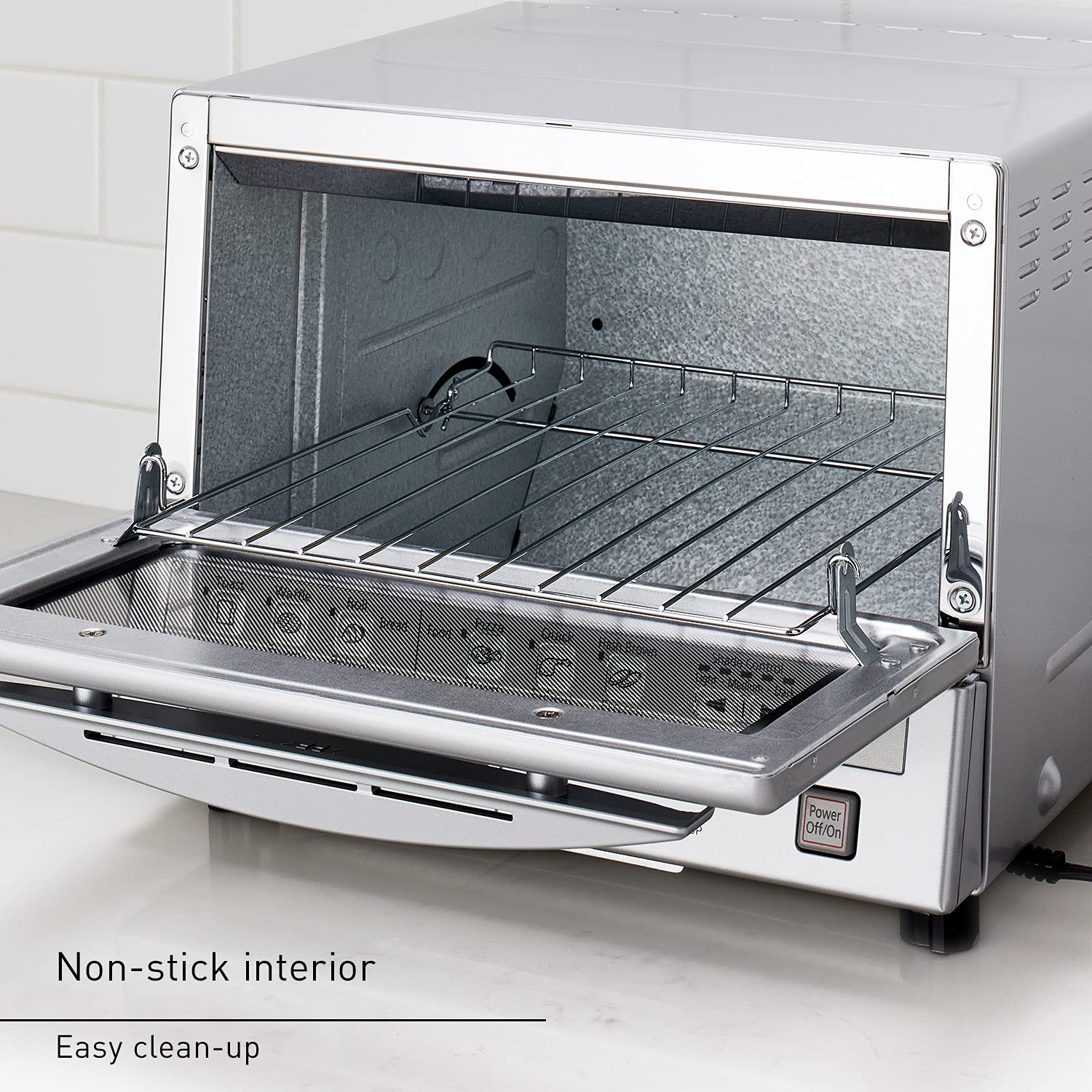 Horno Tostador Panasonic FlashXpress Plateado con Doble Calefacción por Infrarrojos y 6 Opciones de Cocción Automática
