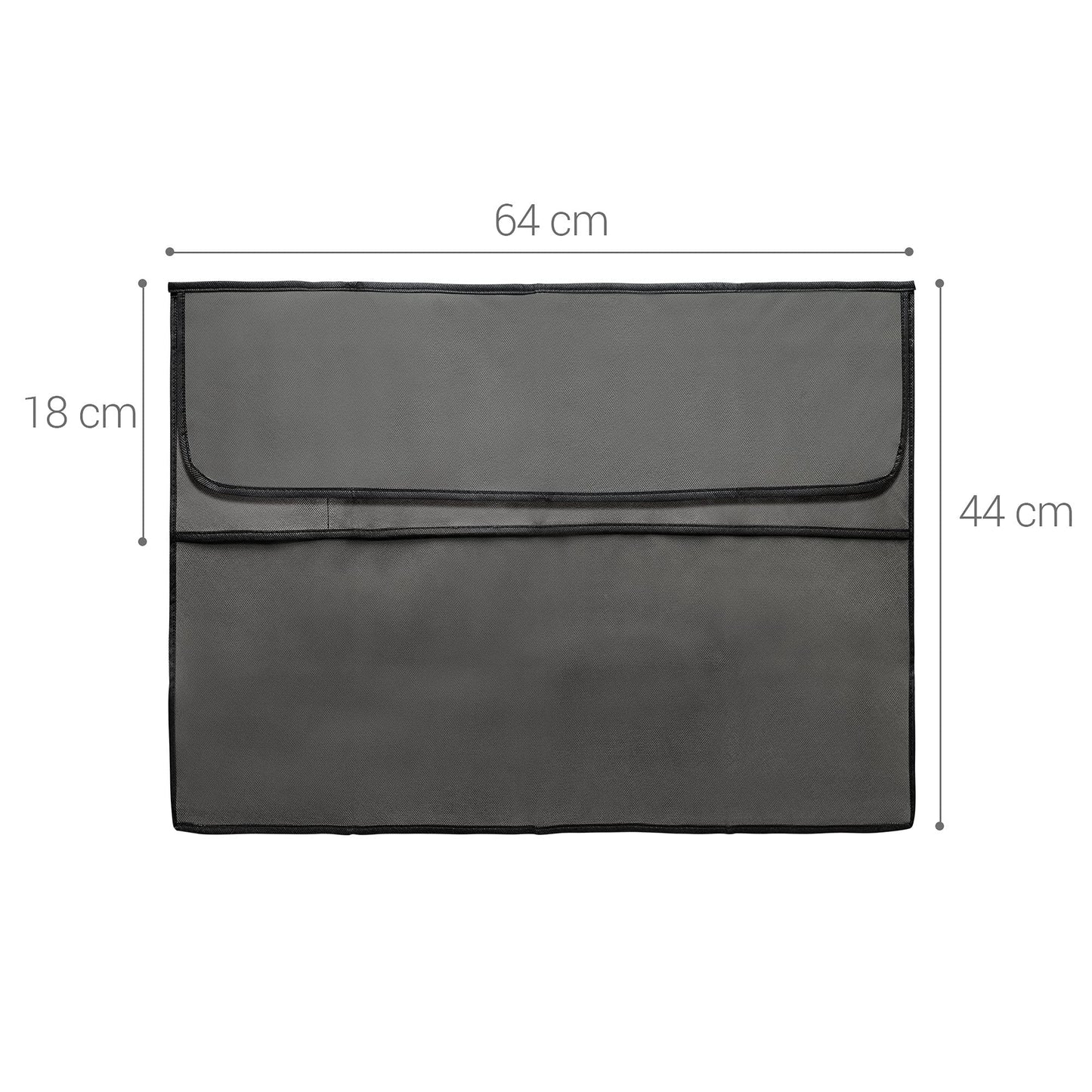 kwmobile Funda Compatible con Monitor de 24-26" - Protector 3en1 para Monitor Teclado y ratón - Gris Oscuro