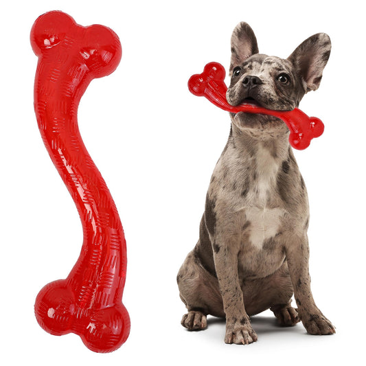 Juguete para Perros SPOT Play Strong S Bone rojo Duradero para masticadores agresivos