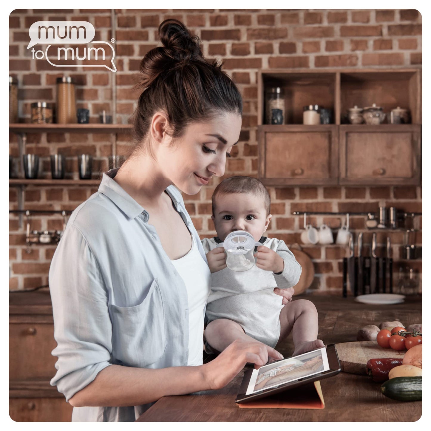 MUM TO MUM Pezones de caudal "+" para más de 12 meses, paquete de 3