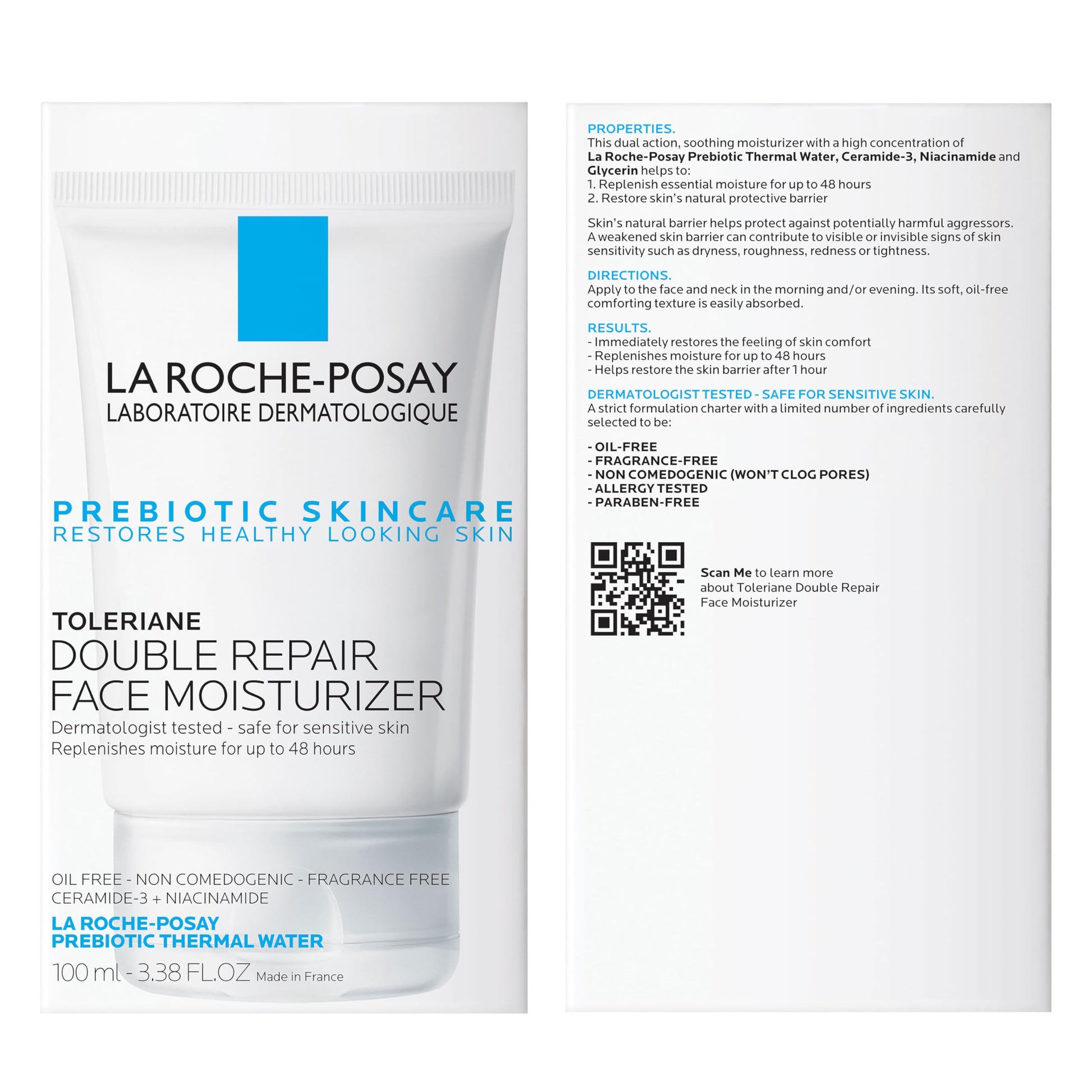La Roche-Posay Toleriane Double Repair Face Moisturizer, 100 ml