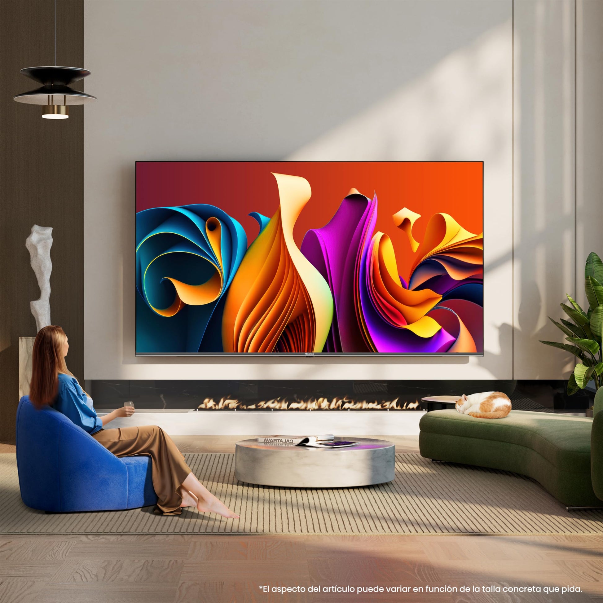 Hisense Television QD6N Pantalla 43 Pulgadas,QLED Smart Google TV UHD 4K,Control Remoto por Voz con Alexa,Dolby Vision Atmos, Modo de Juego Plus, Control de Voz,Compartir con TV