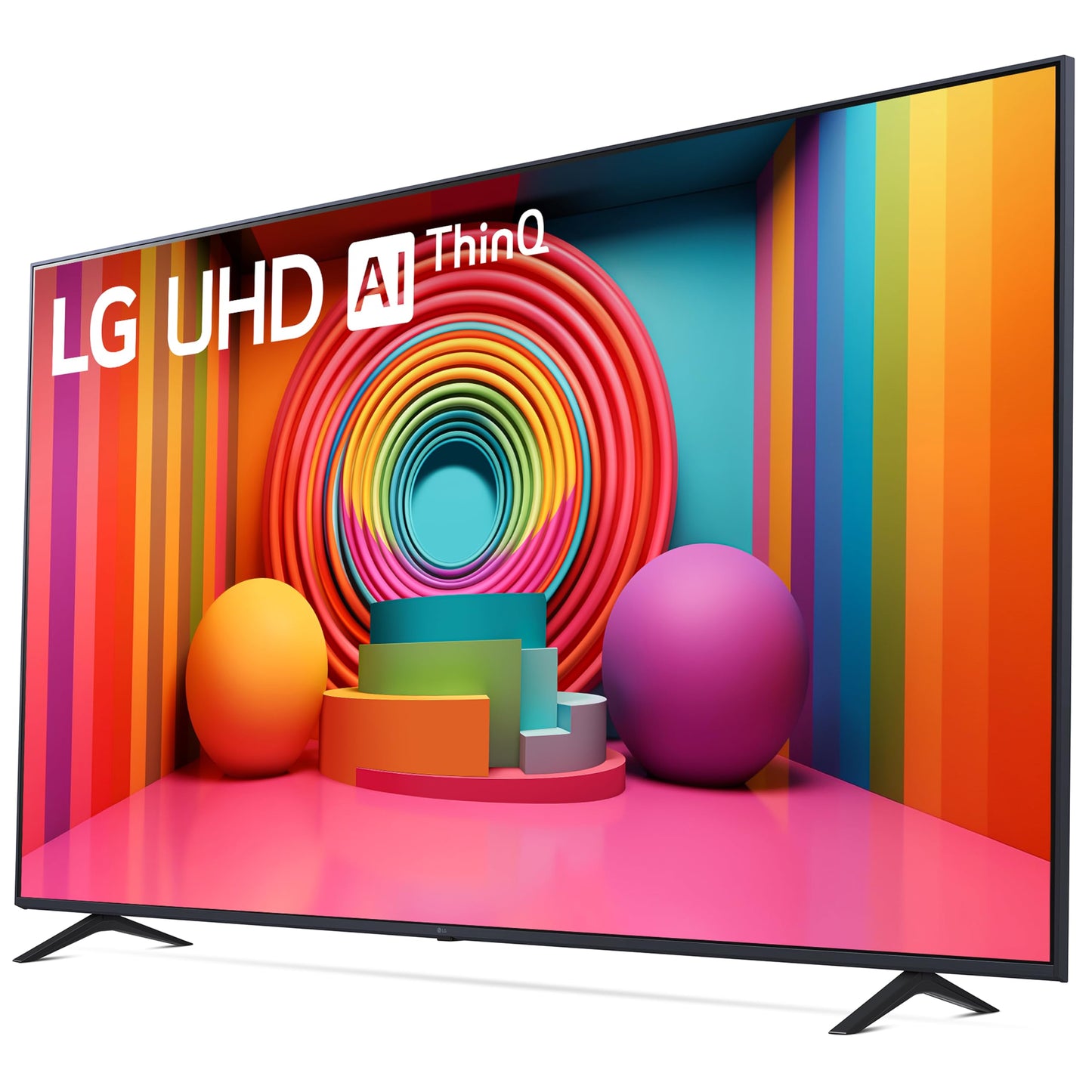 LG Serie UT7570 4K Smart TV de 65 Pulgadas, procesador α5 AI 4K, asignación dinámica de Tonos, Alexa Ready, HDR10, HGIG, ALLM, WebOS 24, Wi-Fi, Bluetooth, Mejora de AI, Sonido de IA, Canales