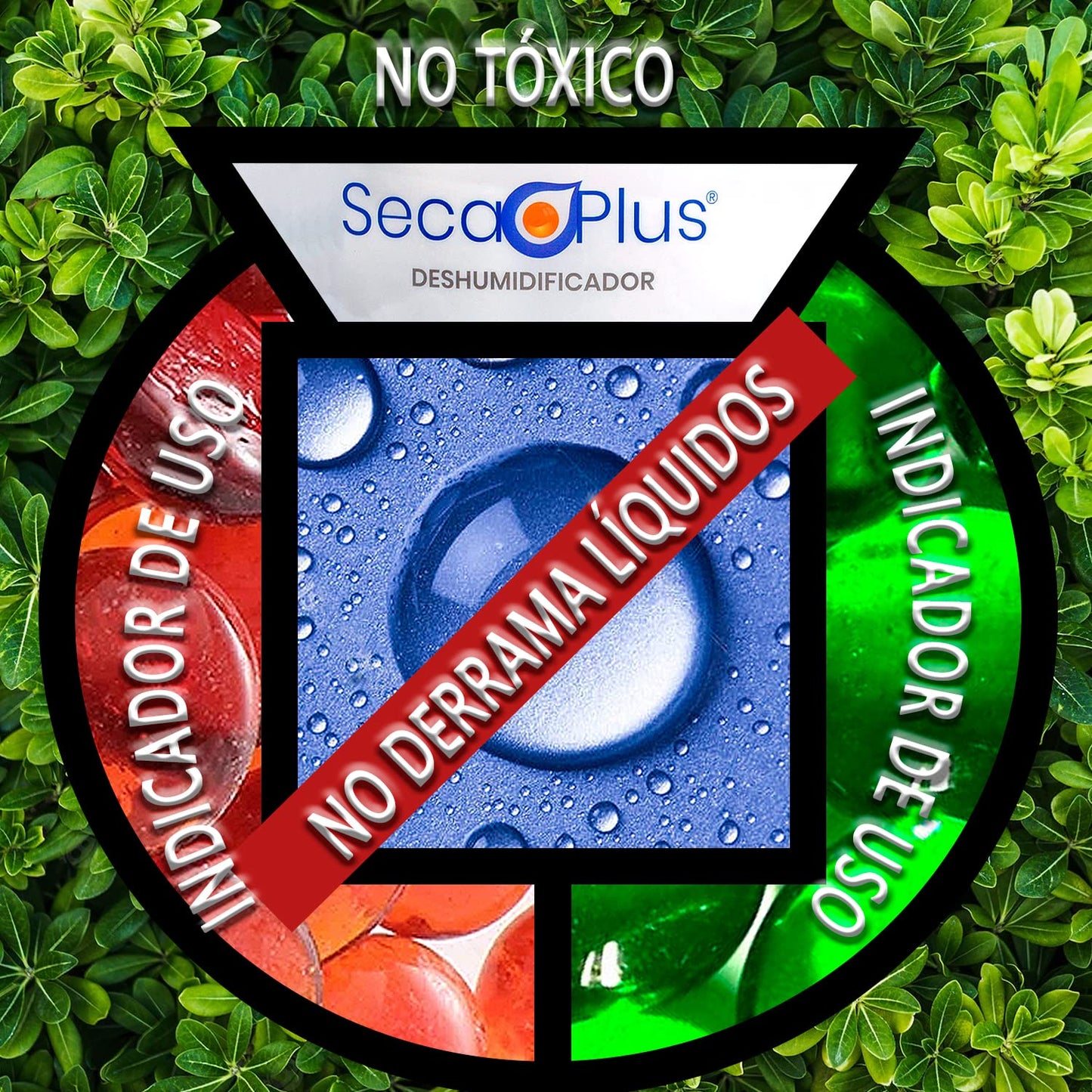 Secaplus [5 de 30gr] Absorbe humedad - Deshumidificador para el hogar
