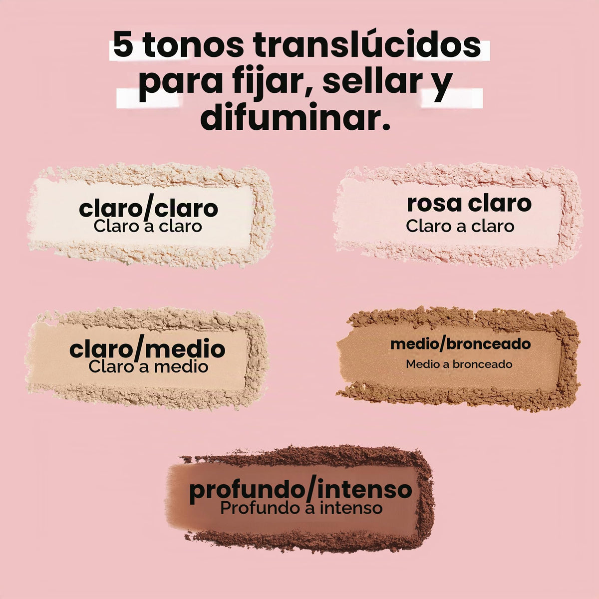 duende. Polvo fijador Halo Glow, sedoso, ingrávido, difuminado, suaviza, minimiza los poros y las líneas finas, crea un efecto de enfoque suave, acabado profundo y semimate, 0.24 oz