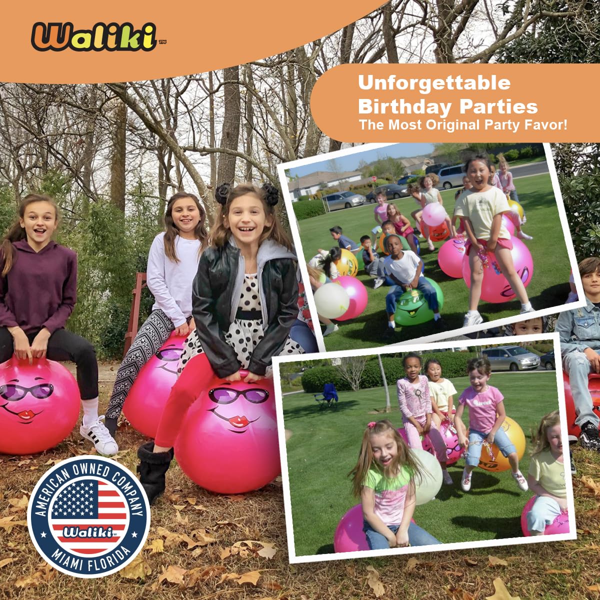 Pelota Saltarina Waliki Toys Rosado para Niños de 3 a 6 Años