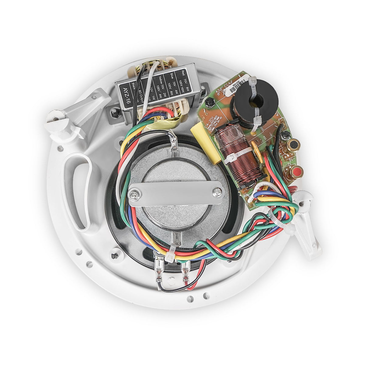 Altavoces Coaxiales Sound Town Blanco Montaje Empotrado para Cine en Casa