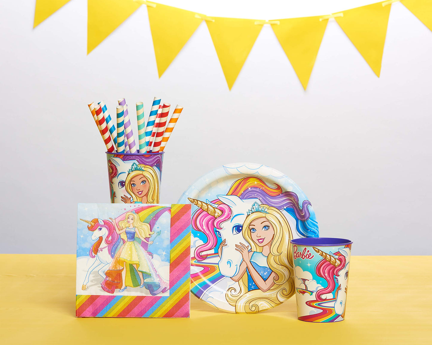 American Greetings Barbie Party Supplies, platos de papel (36 unidades)
