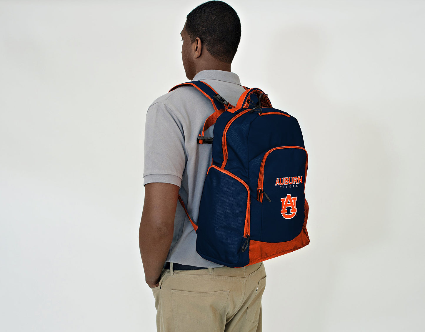 Mochila para pañales Lil Fan Colección, tigres Auburn