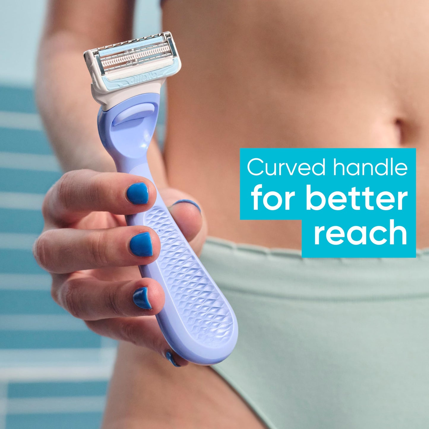 Gillette Venus Intimate Grooming Razors for Women, 6 Razor Blade Refills