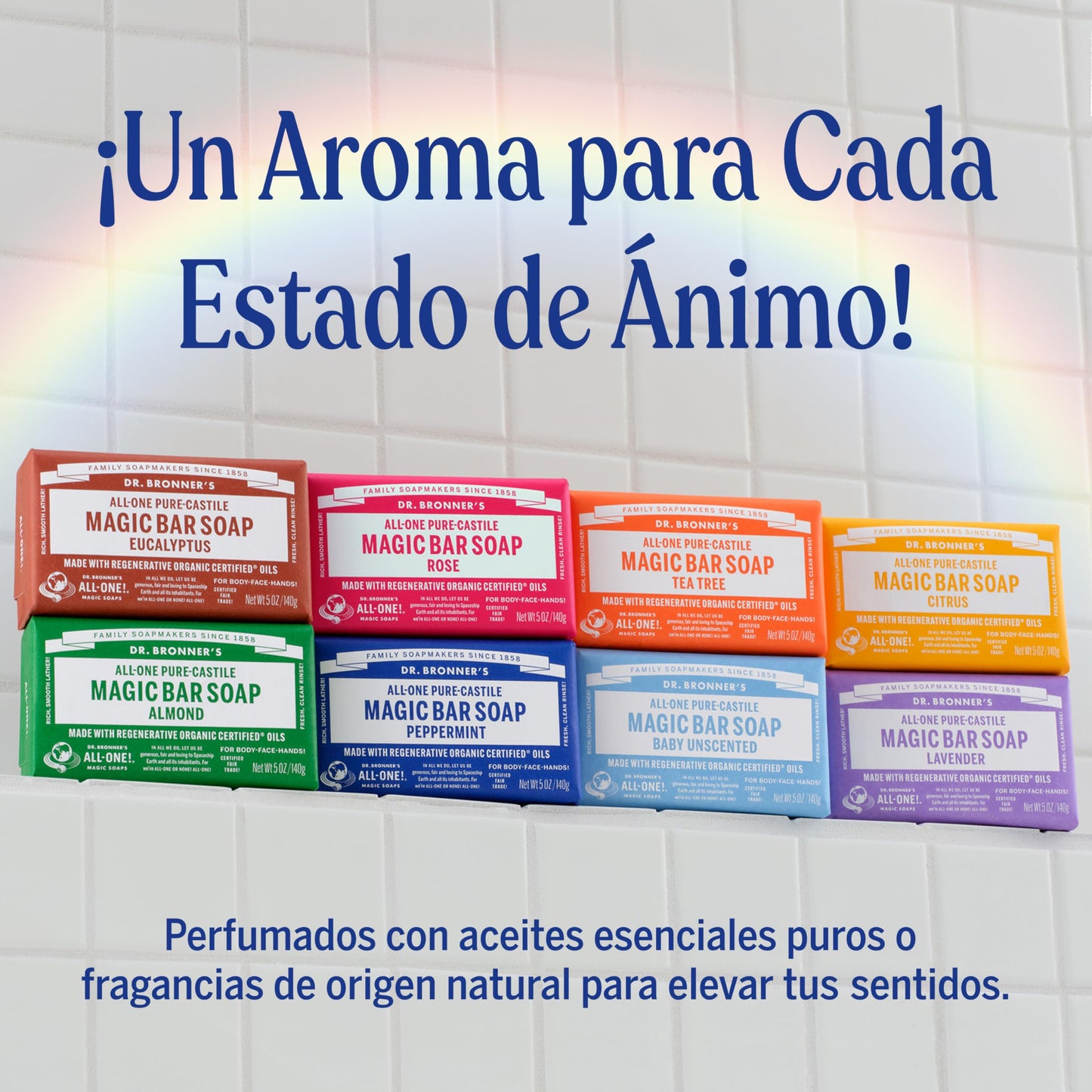 Dr. Bronner's | Jabón de castilla orgánico en barra, fórmula concentrada, elimina células muertas, nutrición suave y piel hidratada, con aceite natural de Almendra, aroma Almendra (3 pack)