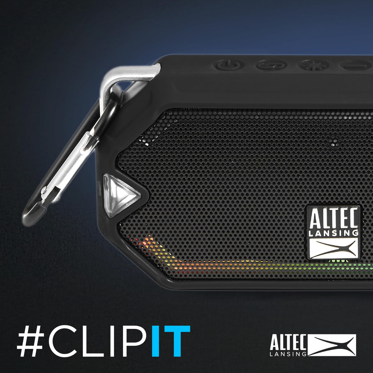 Altavoz Inalámbrico Altec Lansing Negro Recargable e Impermeable IP67 Compacto