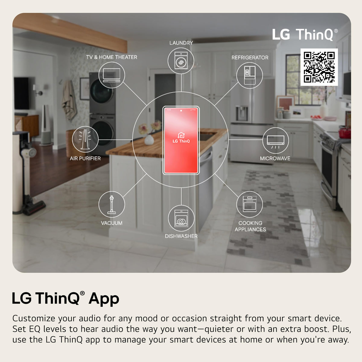 Barra de Sonido LG QNED 3.1.1 Canales con Dolby Atmos y subwoofer inalámbrico Modelo 2024