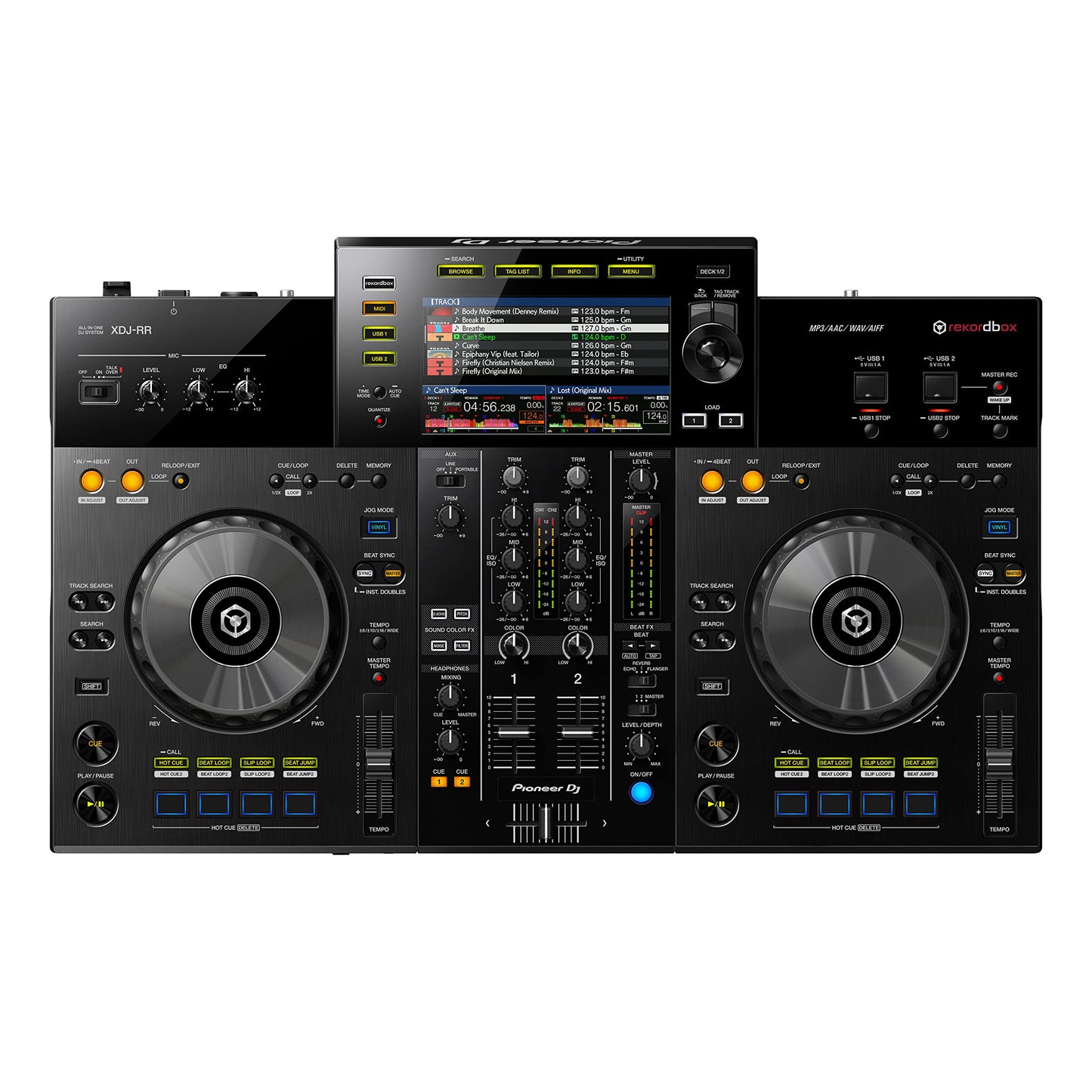 Sistema DJ Pioneer XDJ-RR Negro de 2 Canales