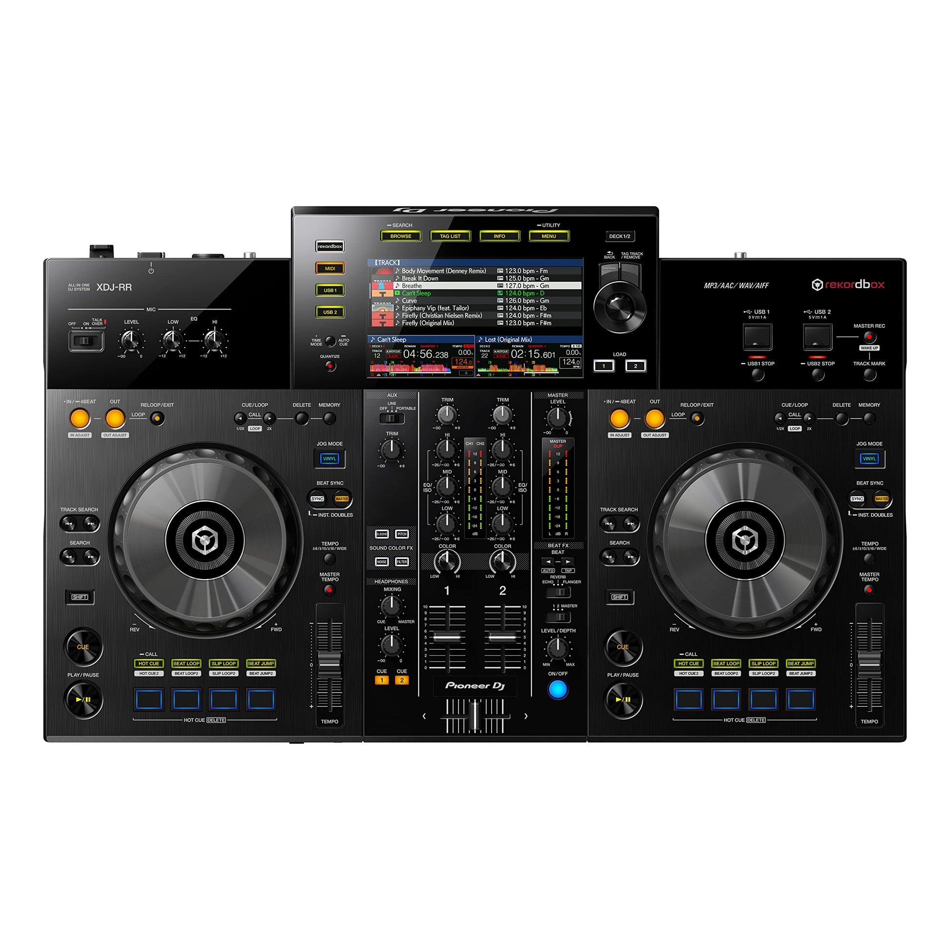 Sistema DJ Pioneer XDJ-RR Negro de 2 Canales