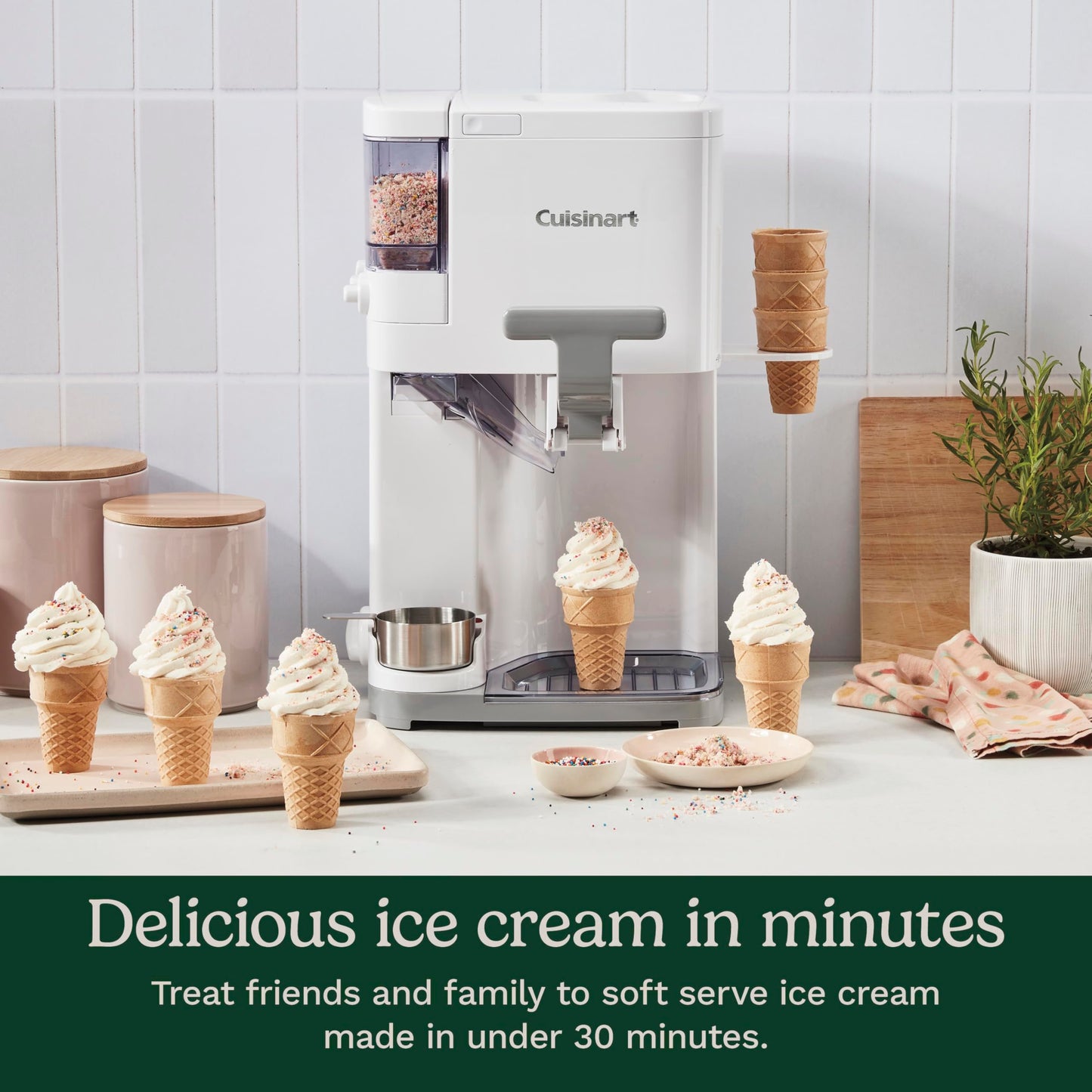 Cuisinart Máquina de helado suave Mix it ICE-48