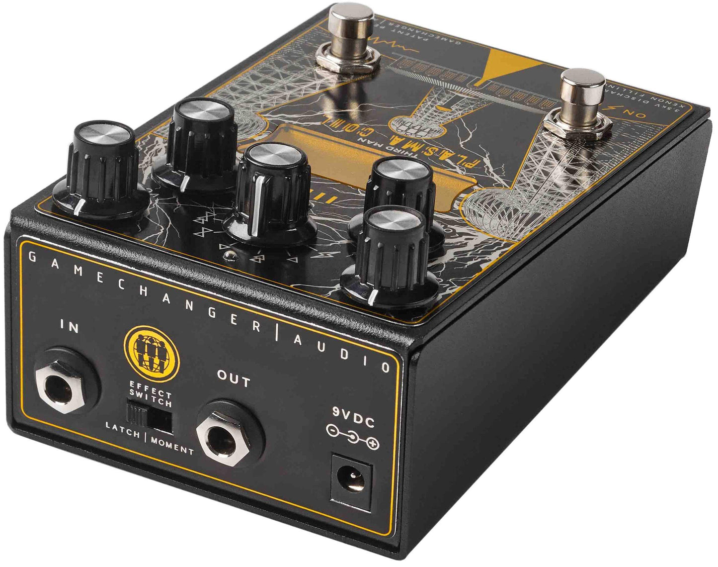 Gamechanger Audio Third Man Records Plasma Coil Pedal de efecto distorsión de alto voltaje